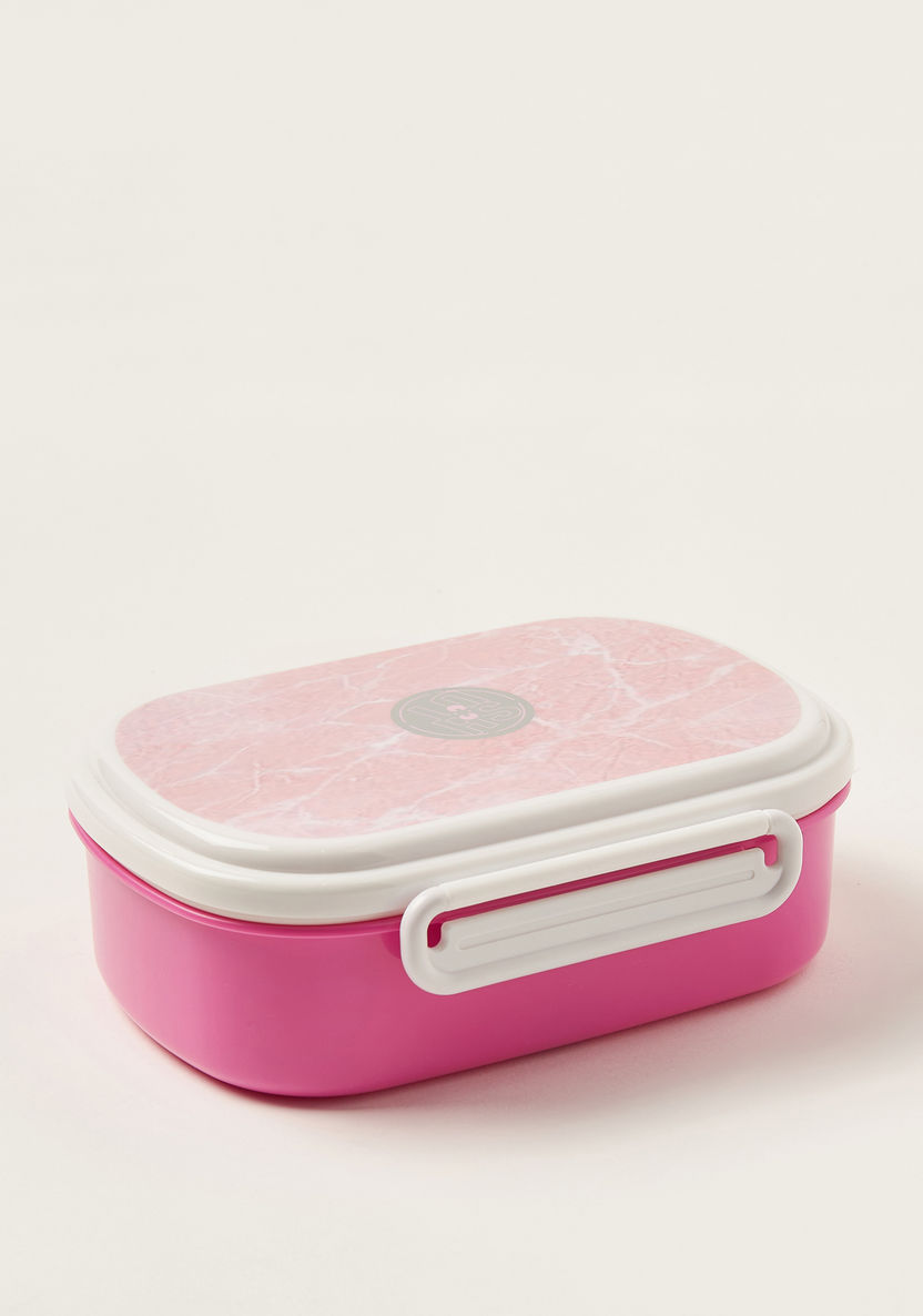 SHOUT Printed Lunch Box with Clip Lock Lid-Lunch Boxes-image-0