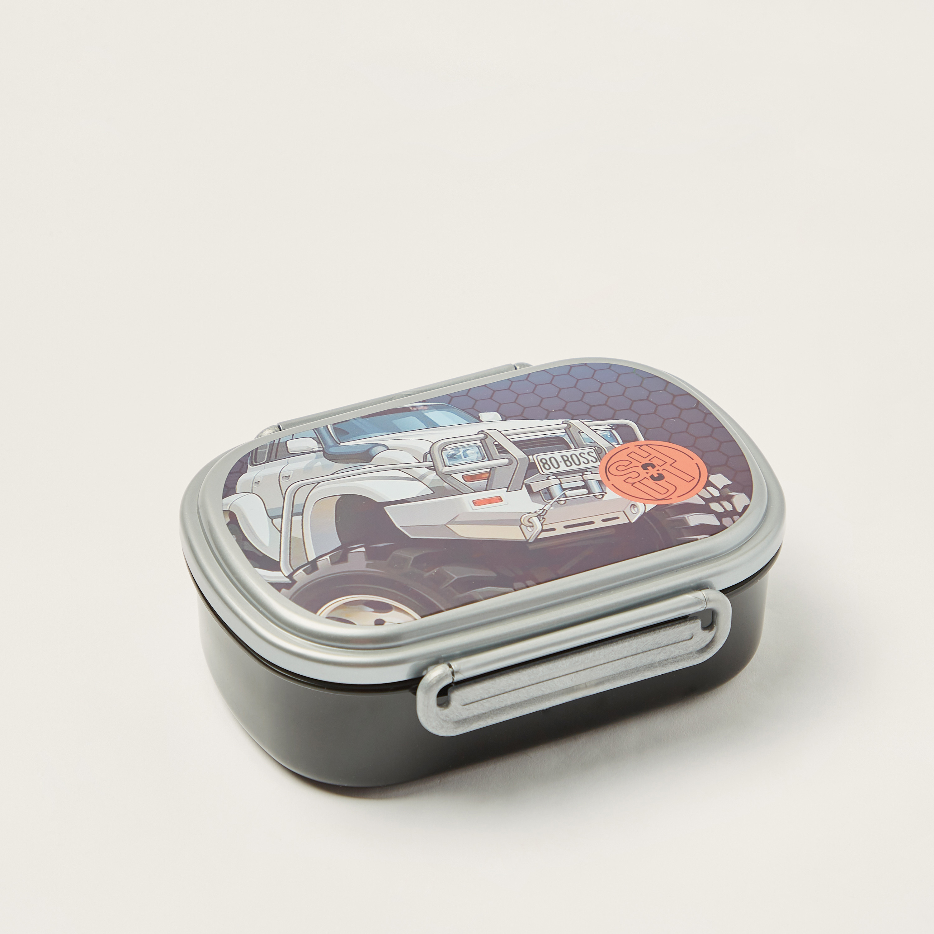 Shop SHOUT Car Print 2-Partition Lunch Box with Clip Lock Closure ...
