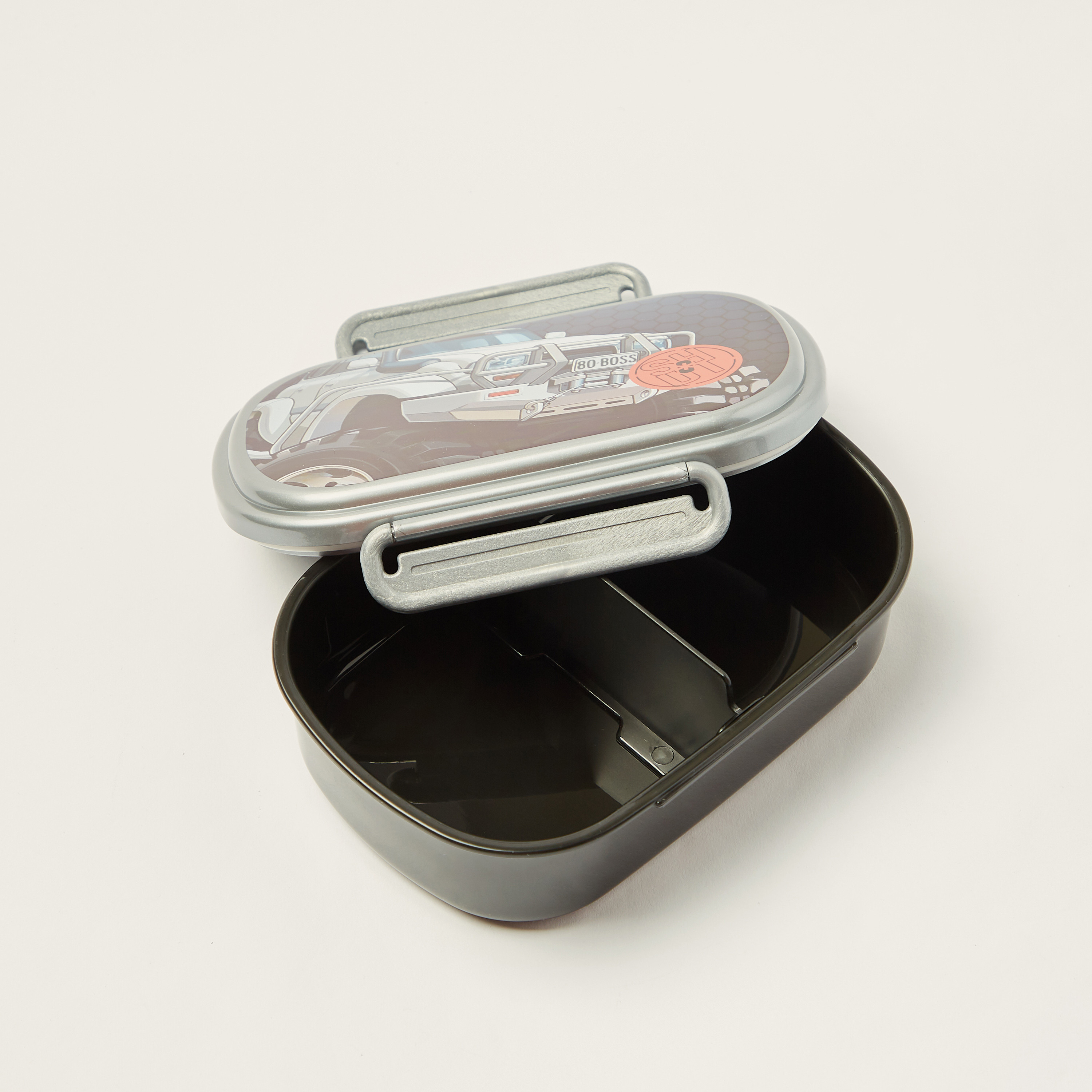 Shop SHOUT Car Print 2-Partition Lunch Box with Clip Lock Closure ...