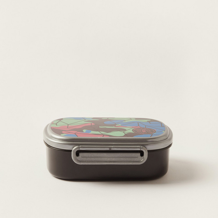 SHOUT Printed Lunch Box with Clip Lock Lid