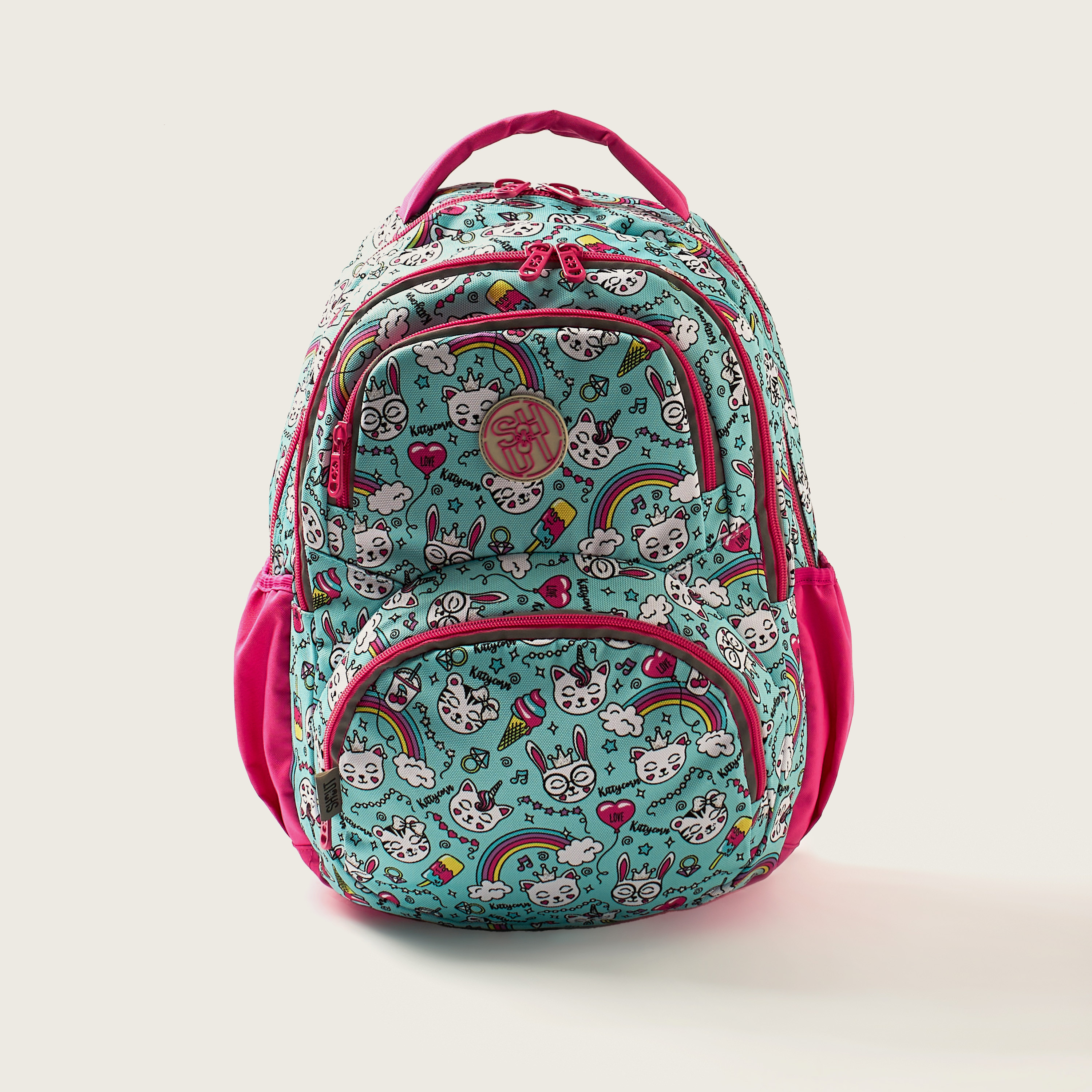 SHOUT Printed Backpack with Adjustable Shoulder Straps - 18 inches-school-bagsandbackpacks-backpacks-image-1