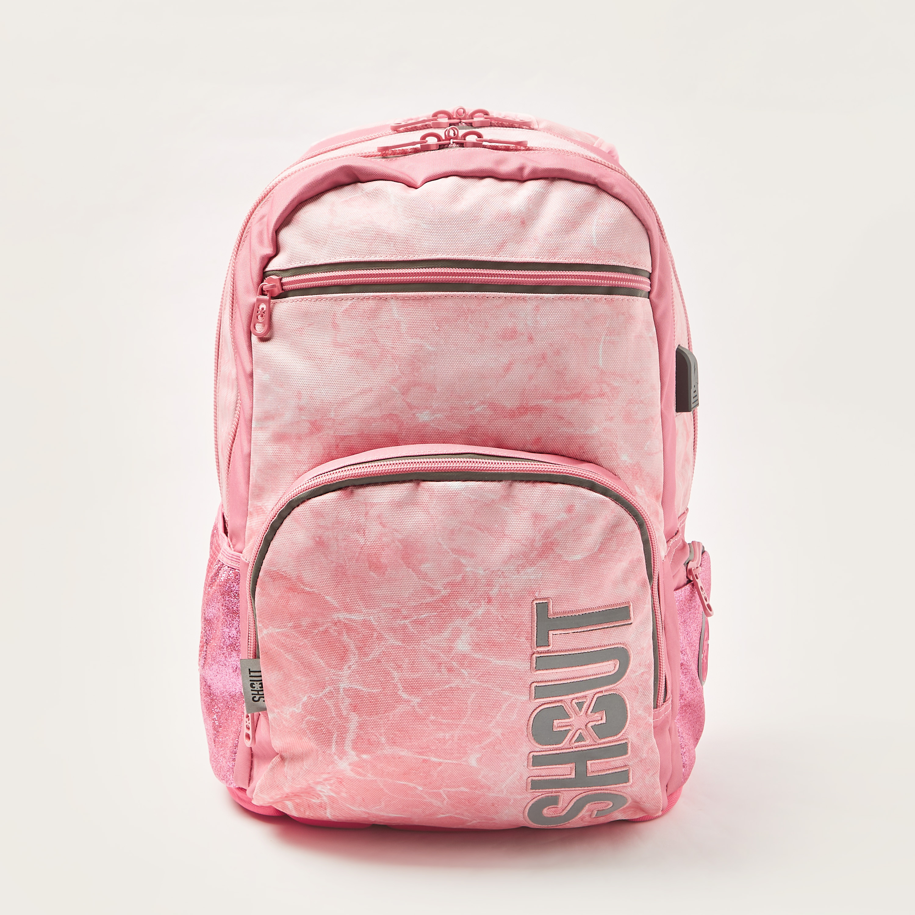 SHOUT Printed Backpack with Zip Closure - 18 inches-school-bagsandbackpacks-backpacks-image-1