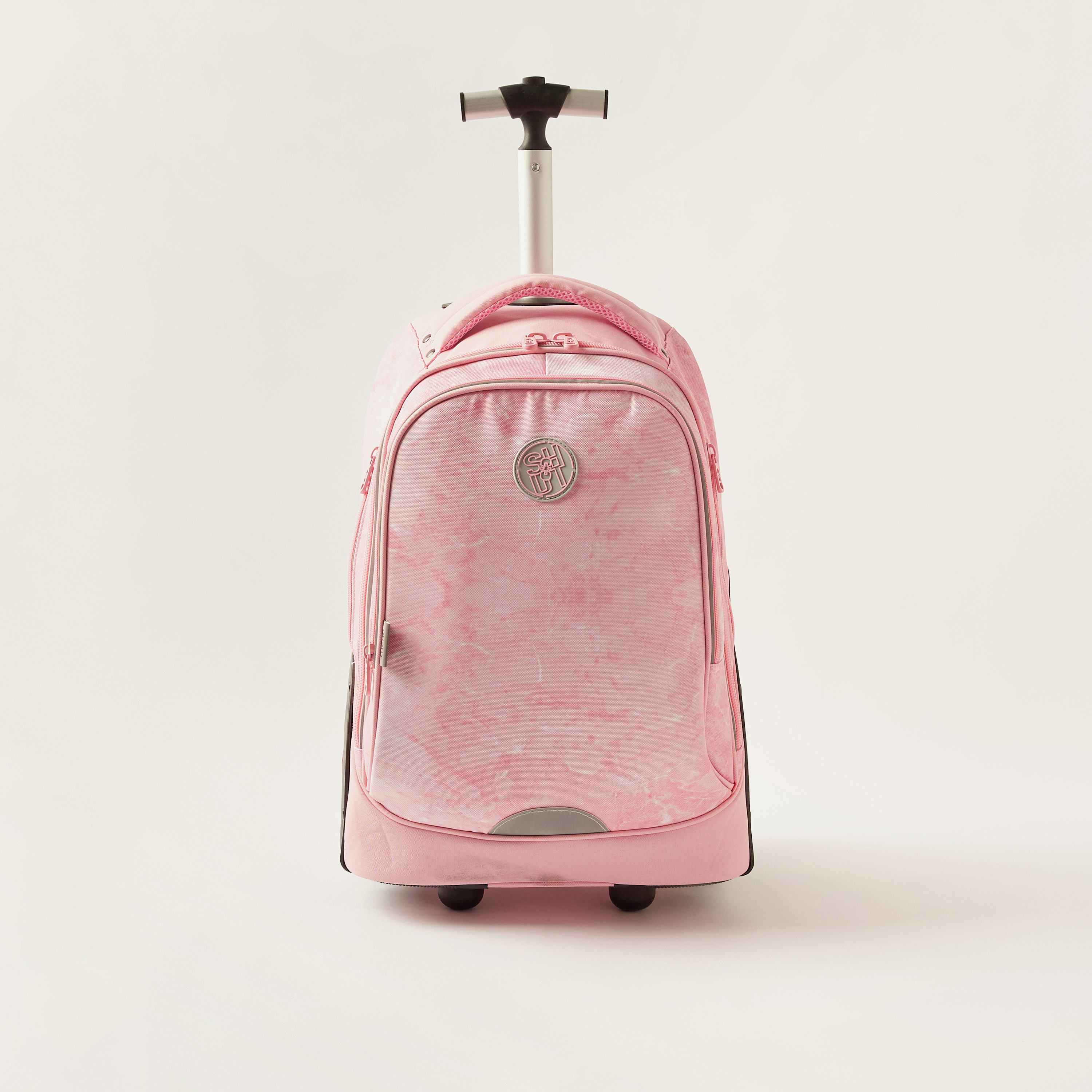 شنطة ترولي بمقبض قابل للسّحب وطبعات من شاوت - 18 بوصة-school-bagsandbackpacks-trolleybags-image-1