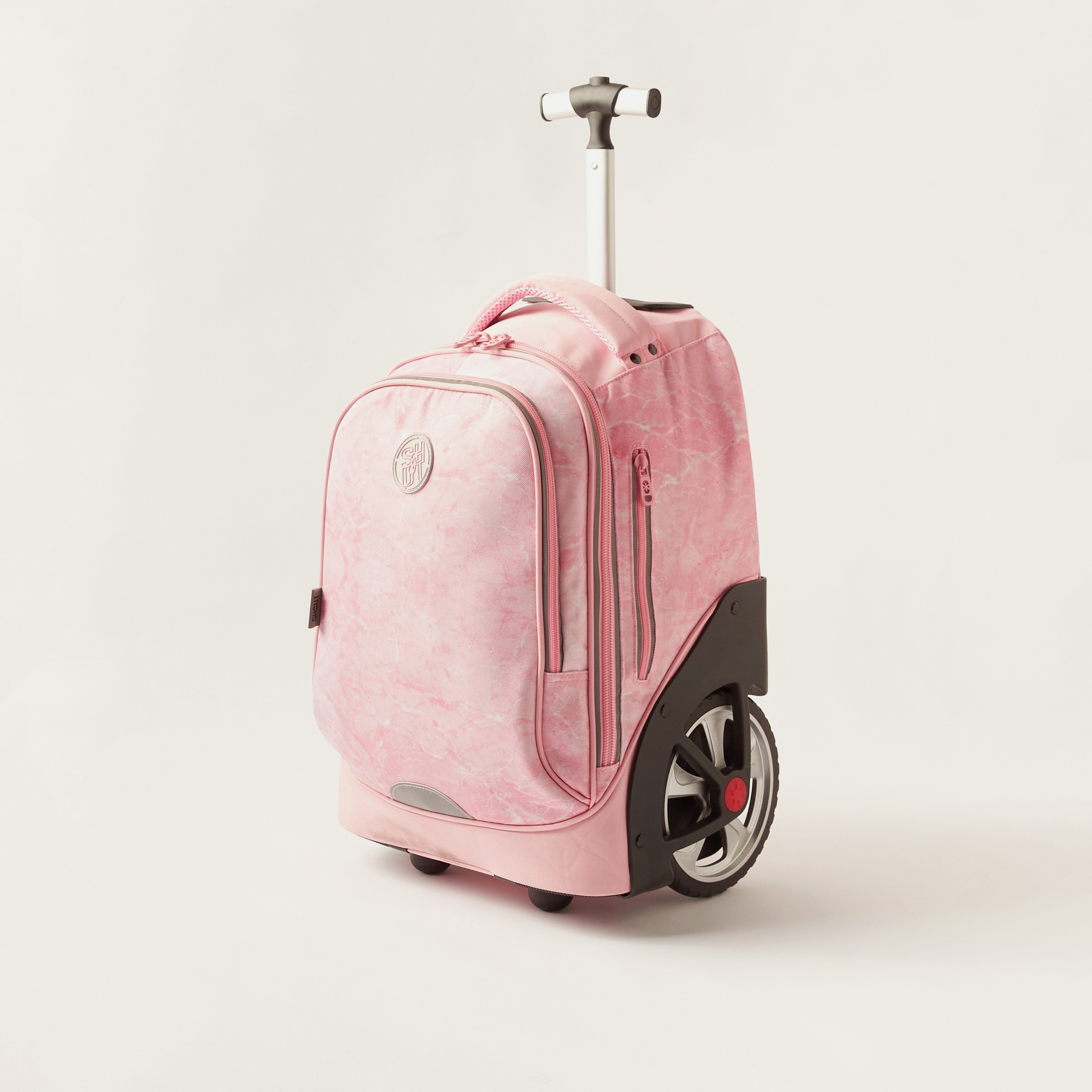 شنطة ترولي بمقبض قابل للسّحب وطبعات من شاوت - 18 بوصة-school-bagsandbackpacks-trolleybags-image-2
