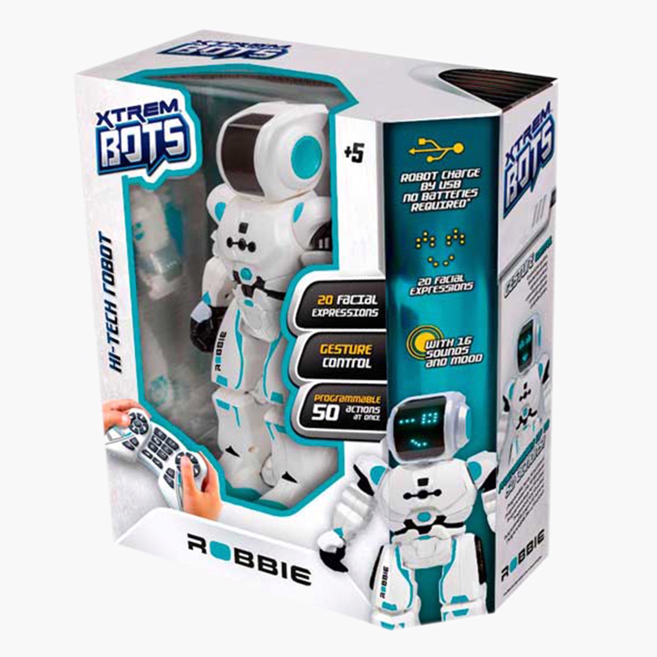 Buy Xtreme Bots Remote Control Robbie Bot Robot Online | Centrepoint UAE