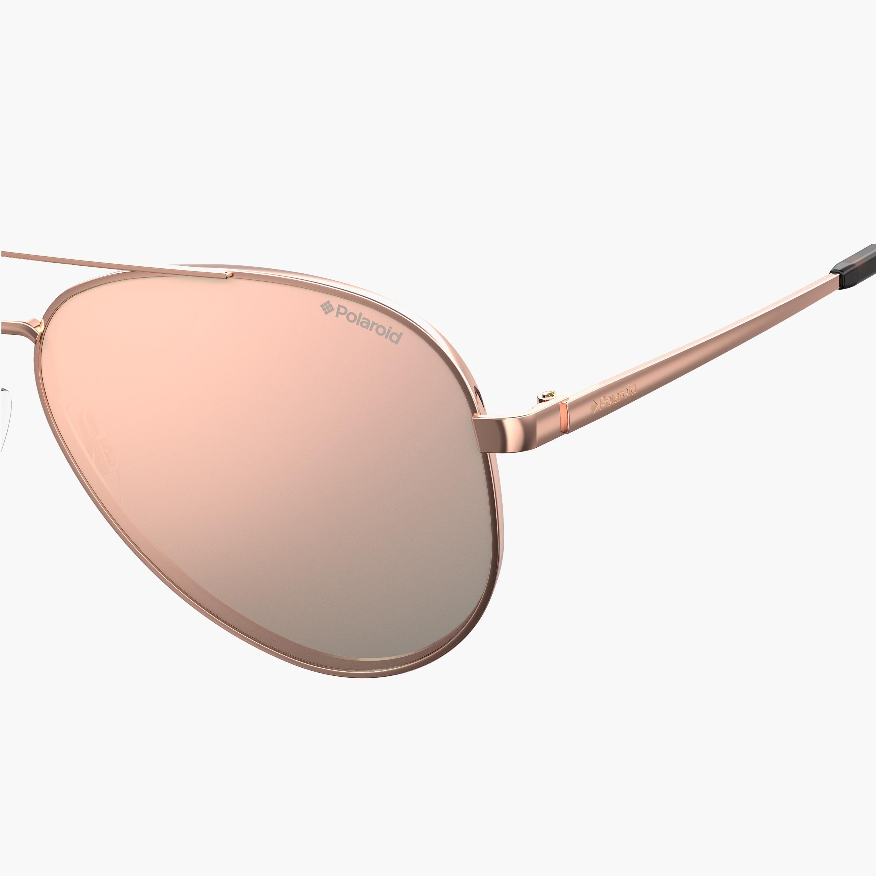 Polaroid Women's UV Protected Rose Gold Multilayer Lens 61 mm Pilot Sunglasses | 201880-women-sunglasses-image-4
