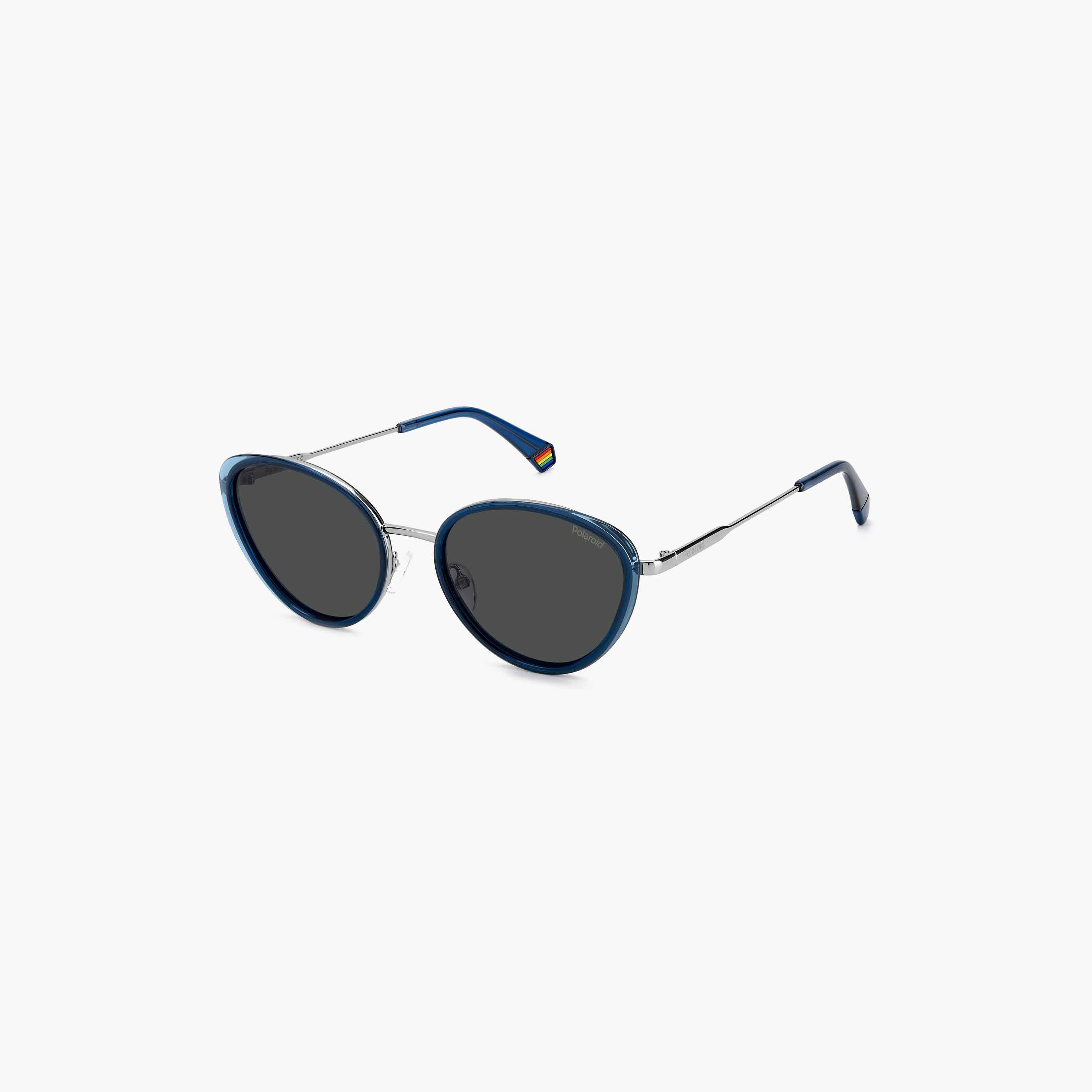 Polaroid Women Grey Polarised and UV Protected Lens Cateye Sunglass-women-sunglasses-image-1
