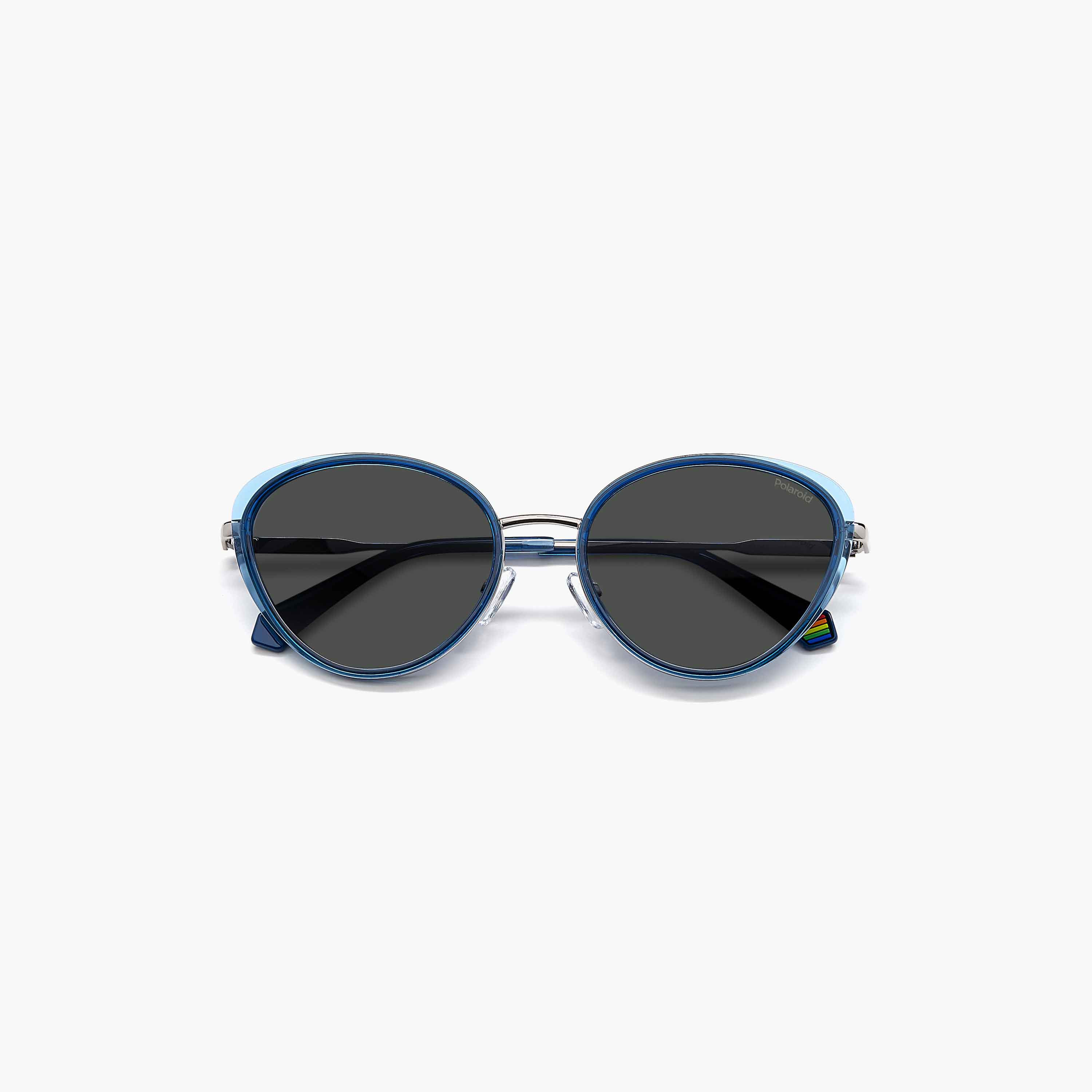 Polaroid Women Grey Polarised and UV Protected Lens Cateye Sunglass-women-sunglasses-image-4