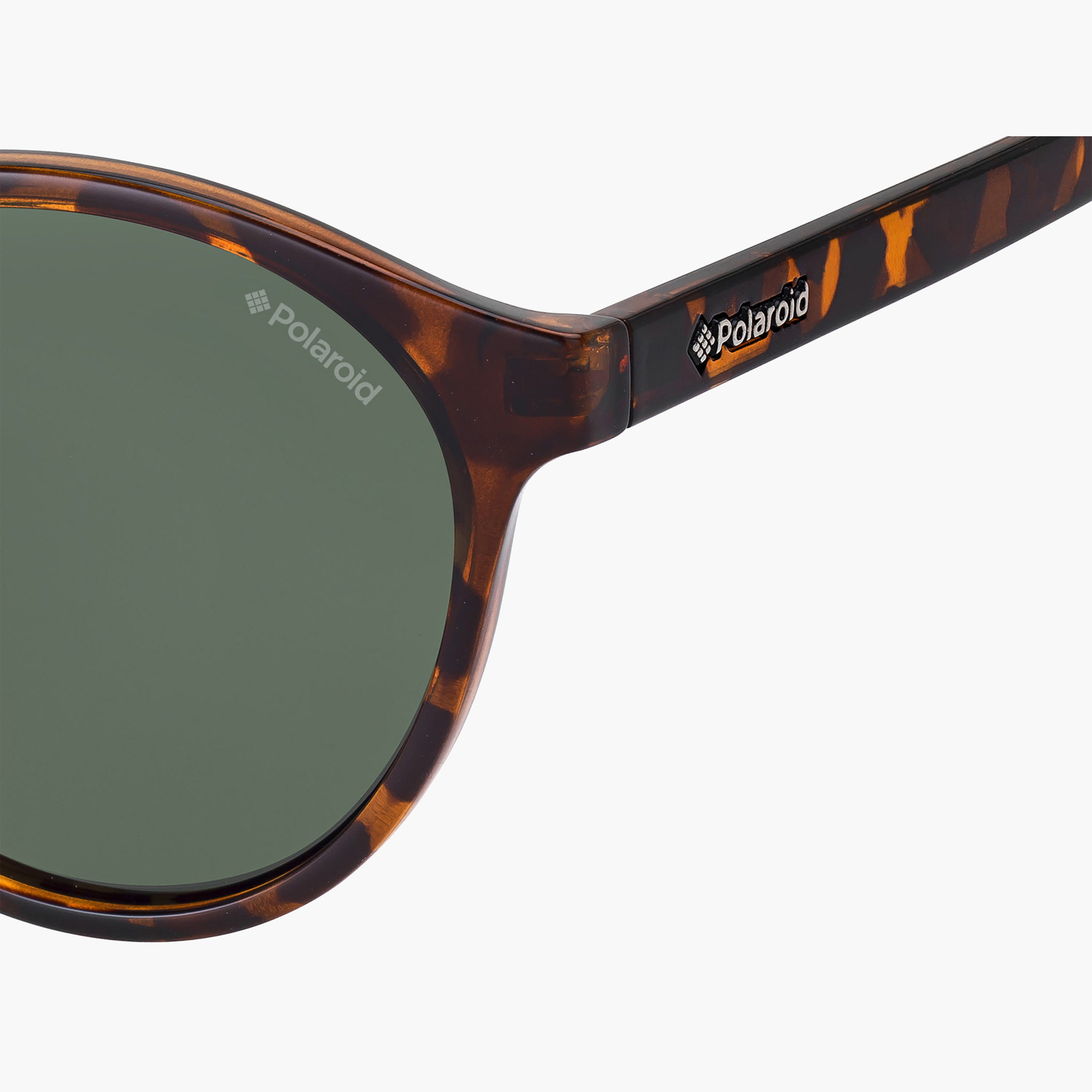 Polaroid Men Green Polarised and UV Protected Lens Round Sunglass-men-sunglasses-image-4