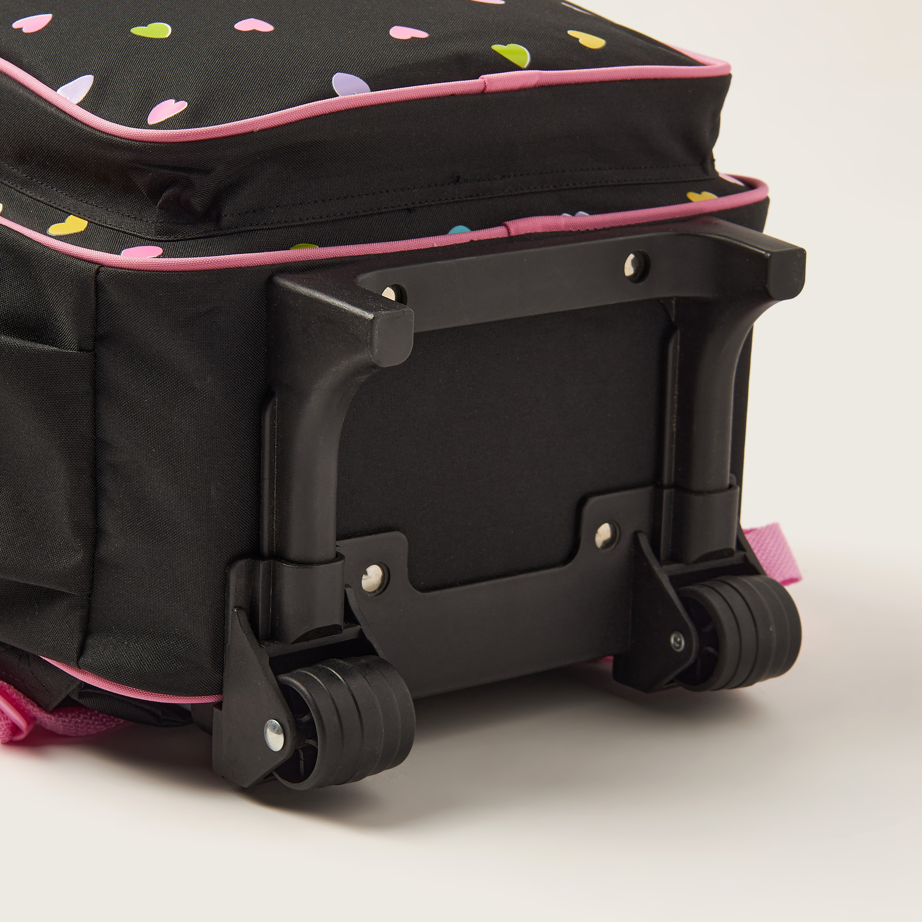 Maricart Heart Print Trolley Backpack with Lunch Bag and Pencil Case-school-bagsandbackpacks-trolleybags-image-5