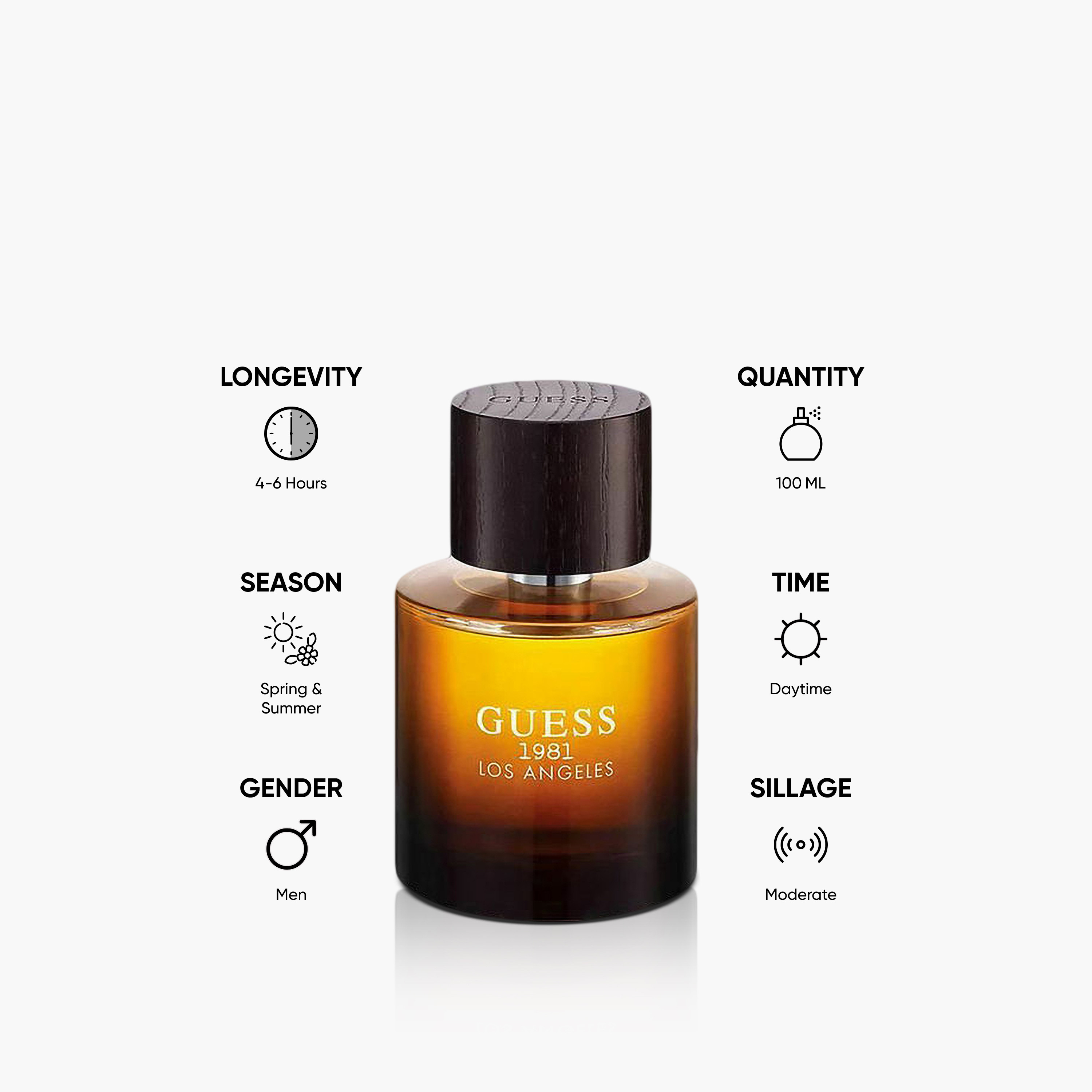 Guess Men's 1981 Los Angeles Eau De Toilette Spray - 100 ml-beautyandpersonalcare-fragrance-men-image-5
