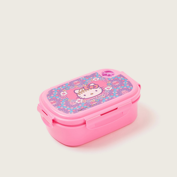 Sanrio Hello Kitty Print Lunch Box with Clip Lock Lid