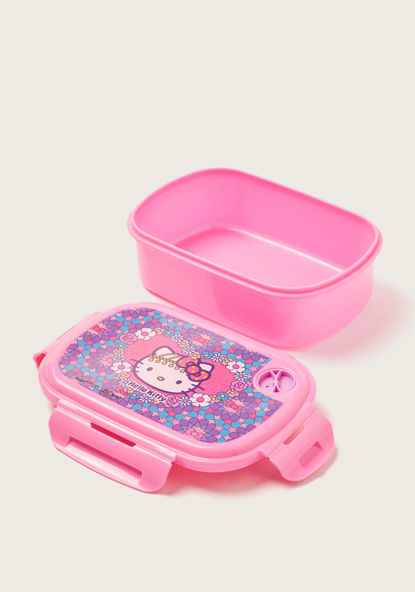 Sanrio Hello Kitty Print Lunch Box with Clip Lock Lid-Lunch Boxes-image-3