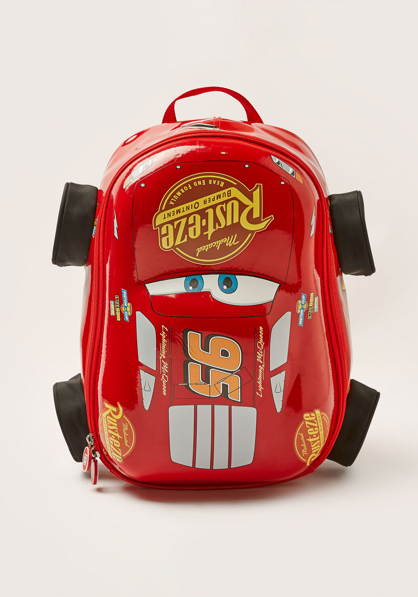 Simba Cars 3D Print Backpack with Adjustable Straps - 14 inches-Backpacks-image-0