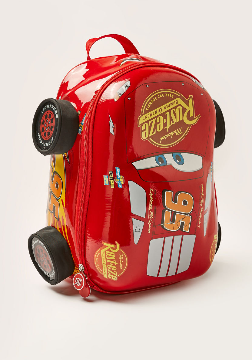 Simba Cars 3D Print Backpack with Adjustable Straps - 14 inches-Backpacks-image-1