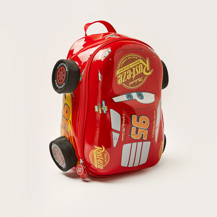 Simba Cars 3D Print Backpack with Adjustable Straps - 14 inches
