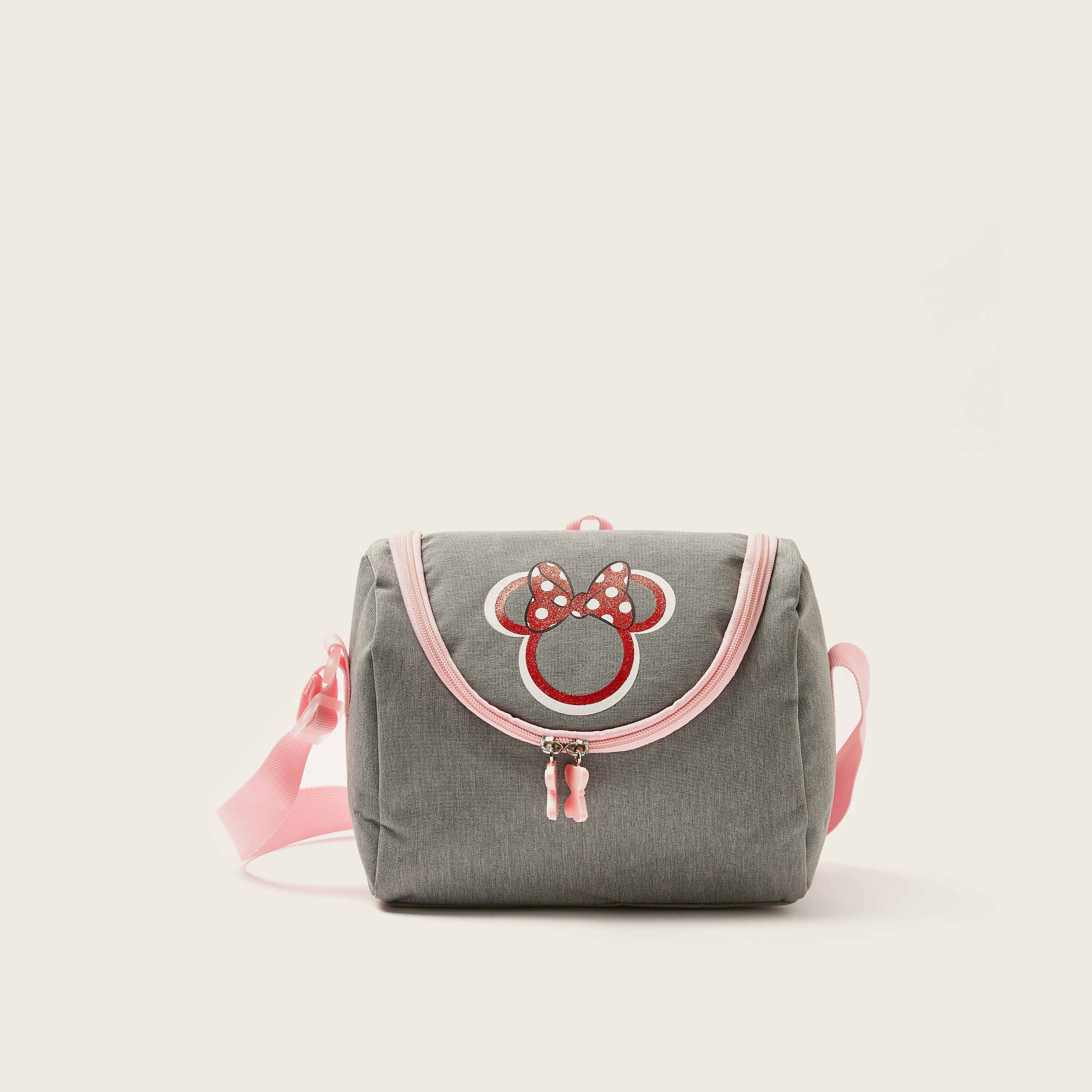Simba Minnie Mouse Print Print Lunch Bag with Zip Closure-school-lunchessentials-lunchbags-image-1
