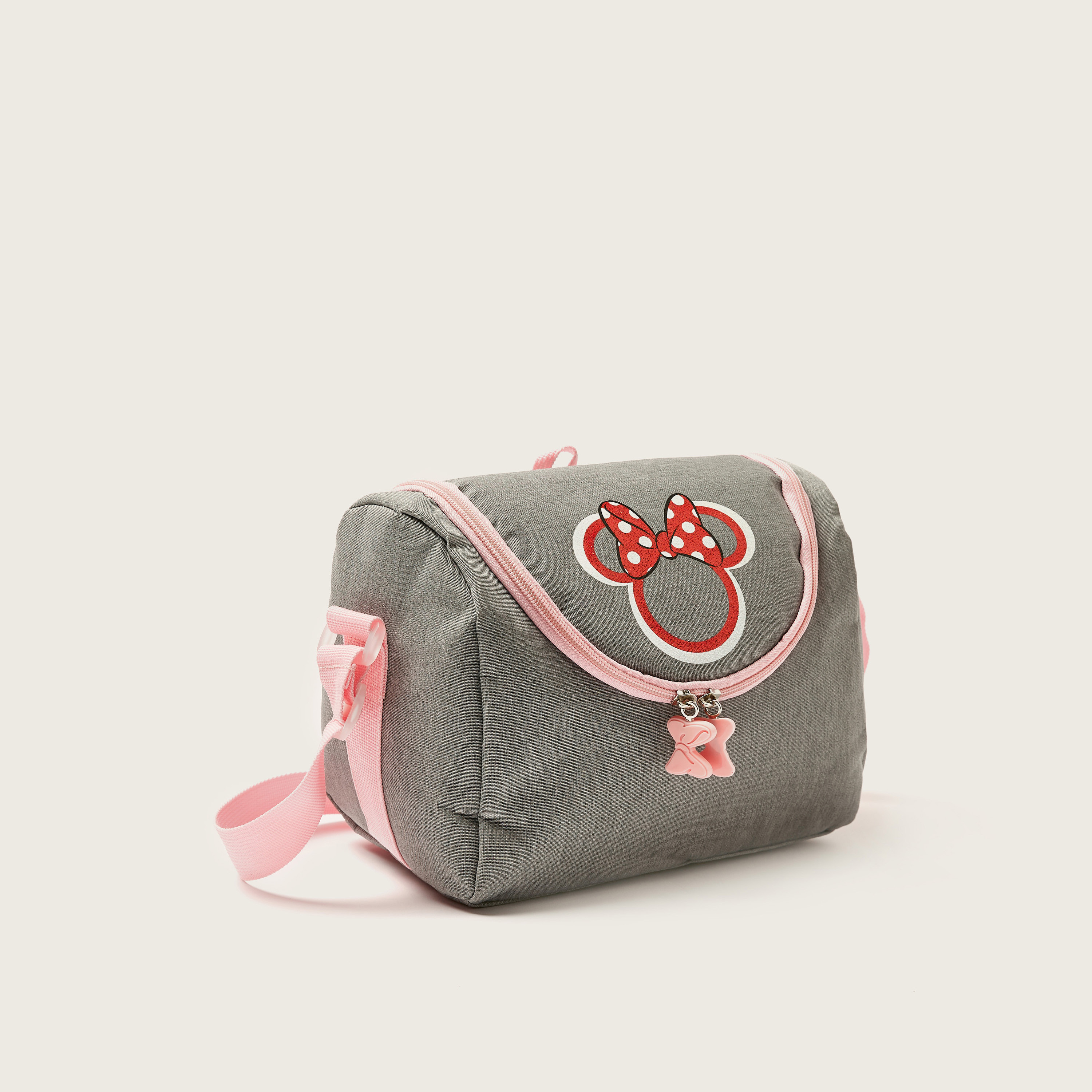 Simba Minnie Mouse Print Print Lunch Bag with Zip Closure-school-lunchessentials-lunchbags-image-2