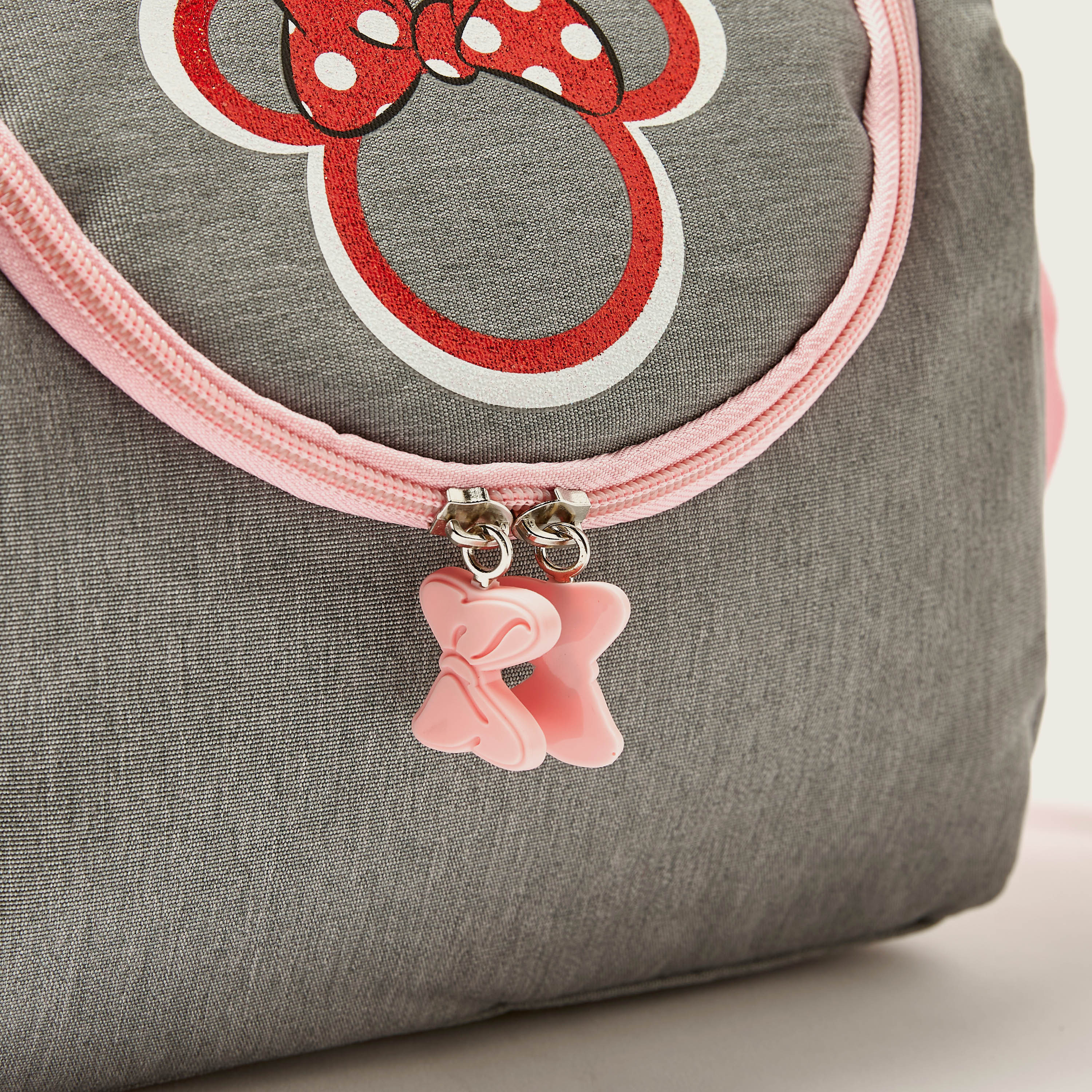 Simba Minnie Mouse Print Print Lunch Bag with Zip Closure-school-lunchessentials-lunchbags-image-3