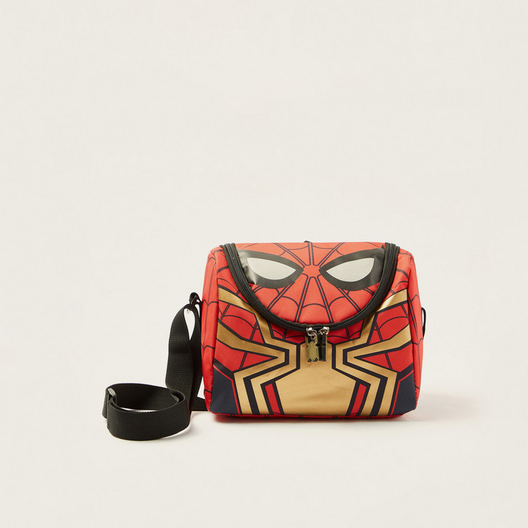 Simba Spider-Man Print Lunch Bag with Adjustable Strap