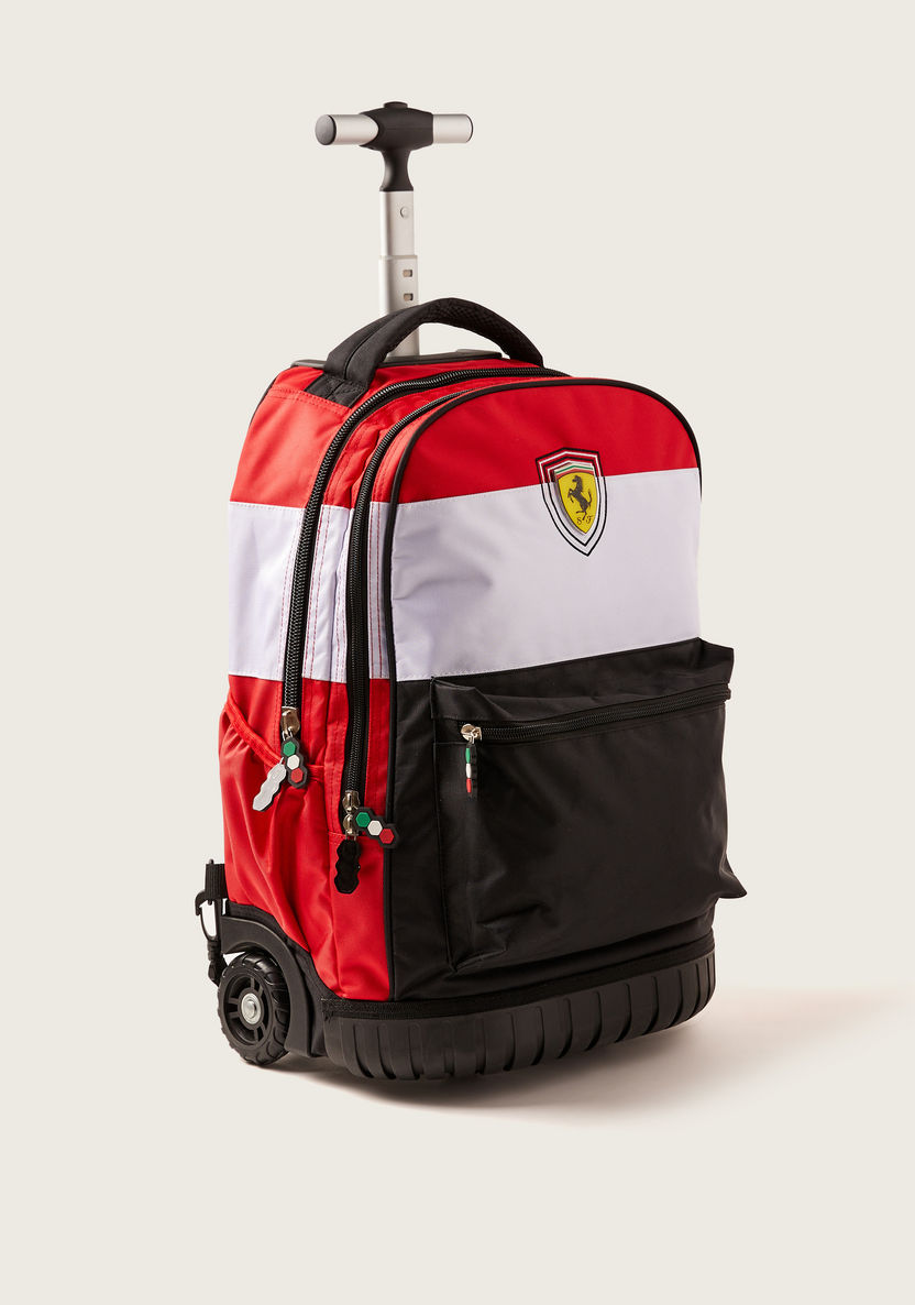 Simba Ferrari Speed Pencil Pouch with Zip Closure-Trolleys-image-1