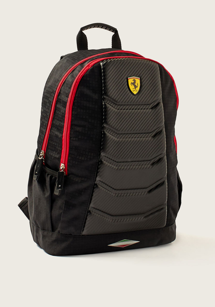 Simba Ferrari Embossed 18-inch Backpack with Adjustable Shoulder Straps-Backpacks-image-1