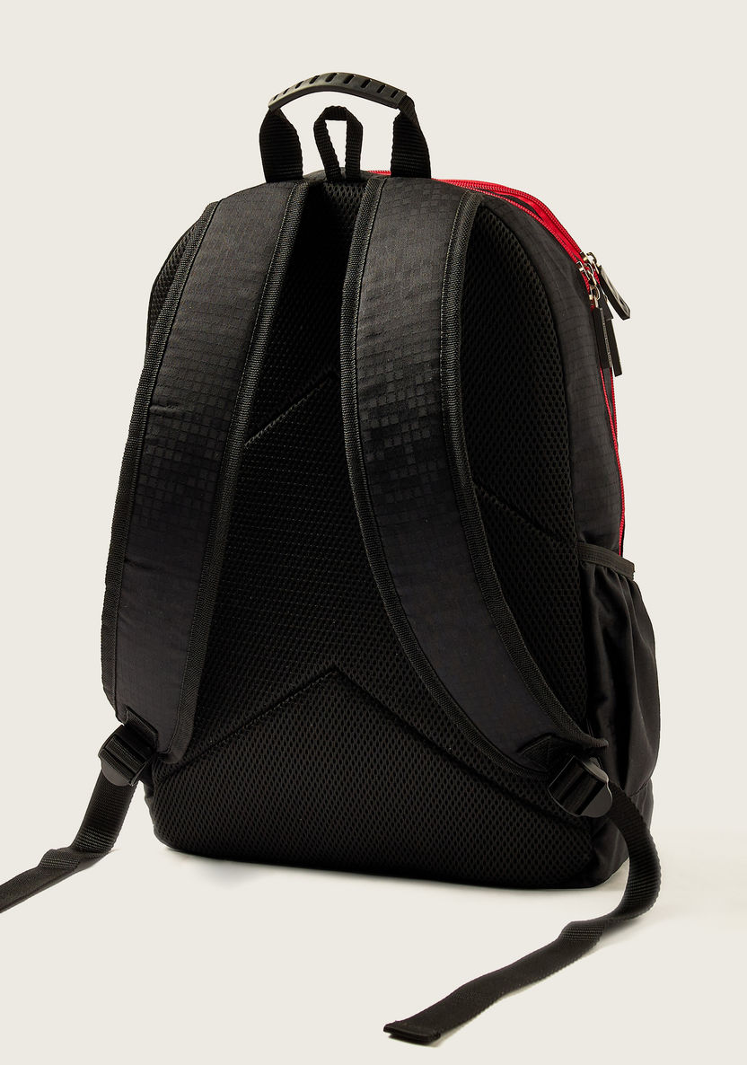 Simba Ferrari Embossed 18-inch Backpack with Adjustable Shoulder Straps-Backpacks-image-3