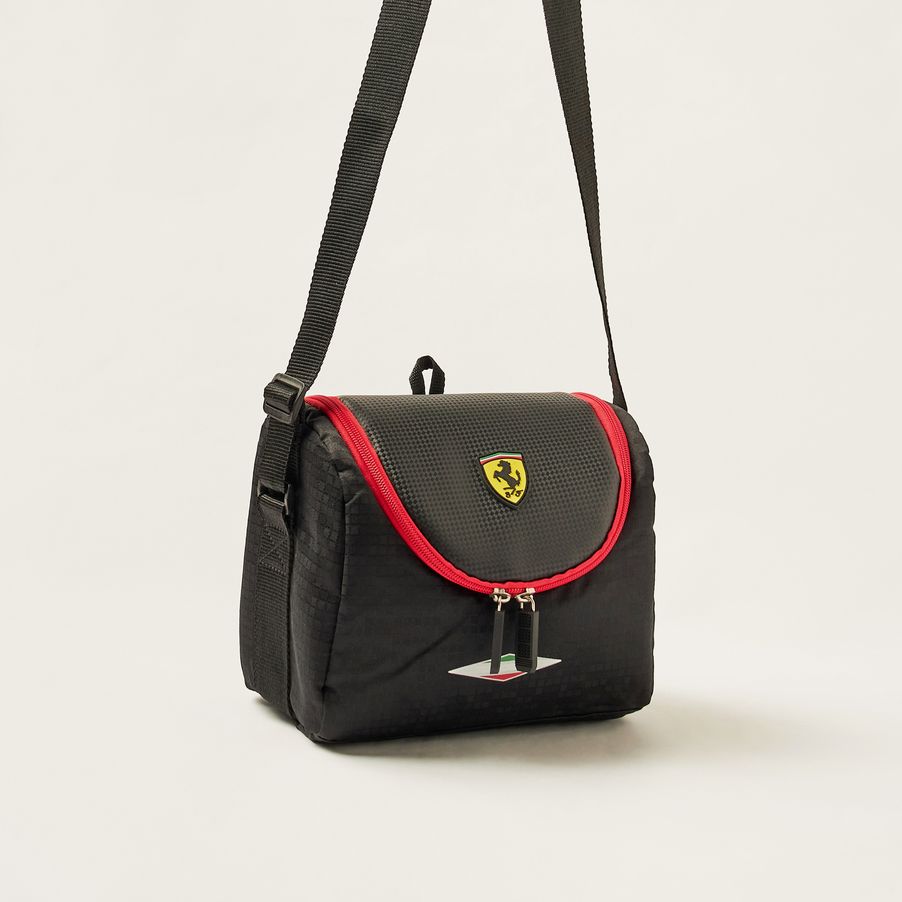 Simba Ferrari Fortune Lunch Bag with Zip Closure and Adjustable Strap-school-lunchessentials-lunchbags-image-2