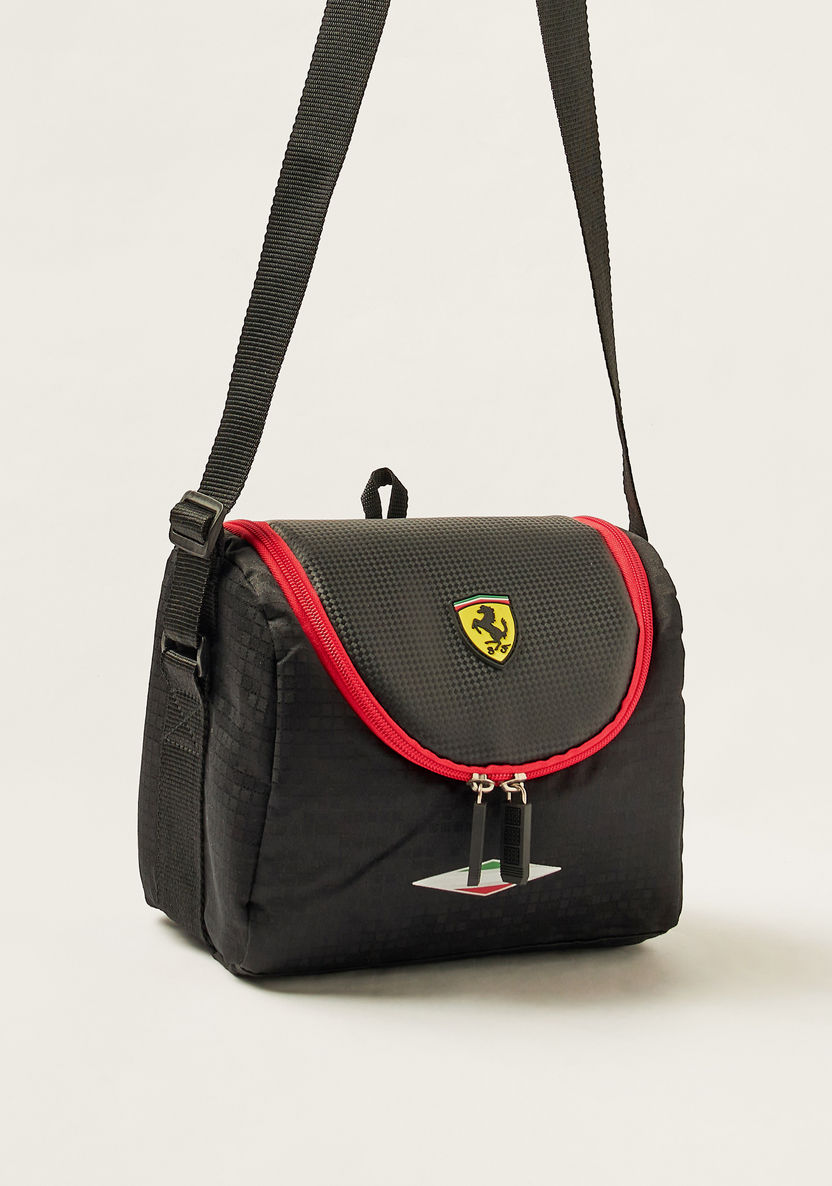 Simba Ferrari Fortune Lunch Bag with Zip Closure and Adjustable Strap-Lunch Bags-image-1