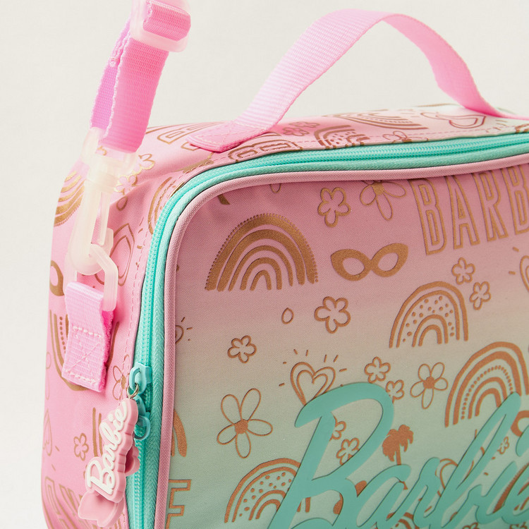 Barbie Print Lunch Bag with Adjustable Strap