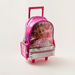 Barbie Print Trolley Backpack with Retractable Handle - 14 inches-Trolleys-thumbnail-1