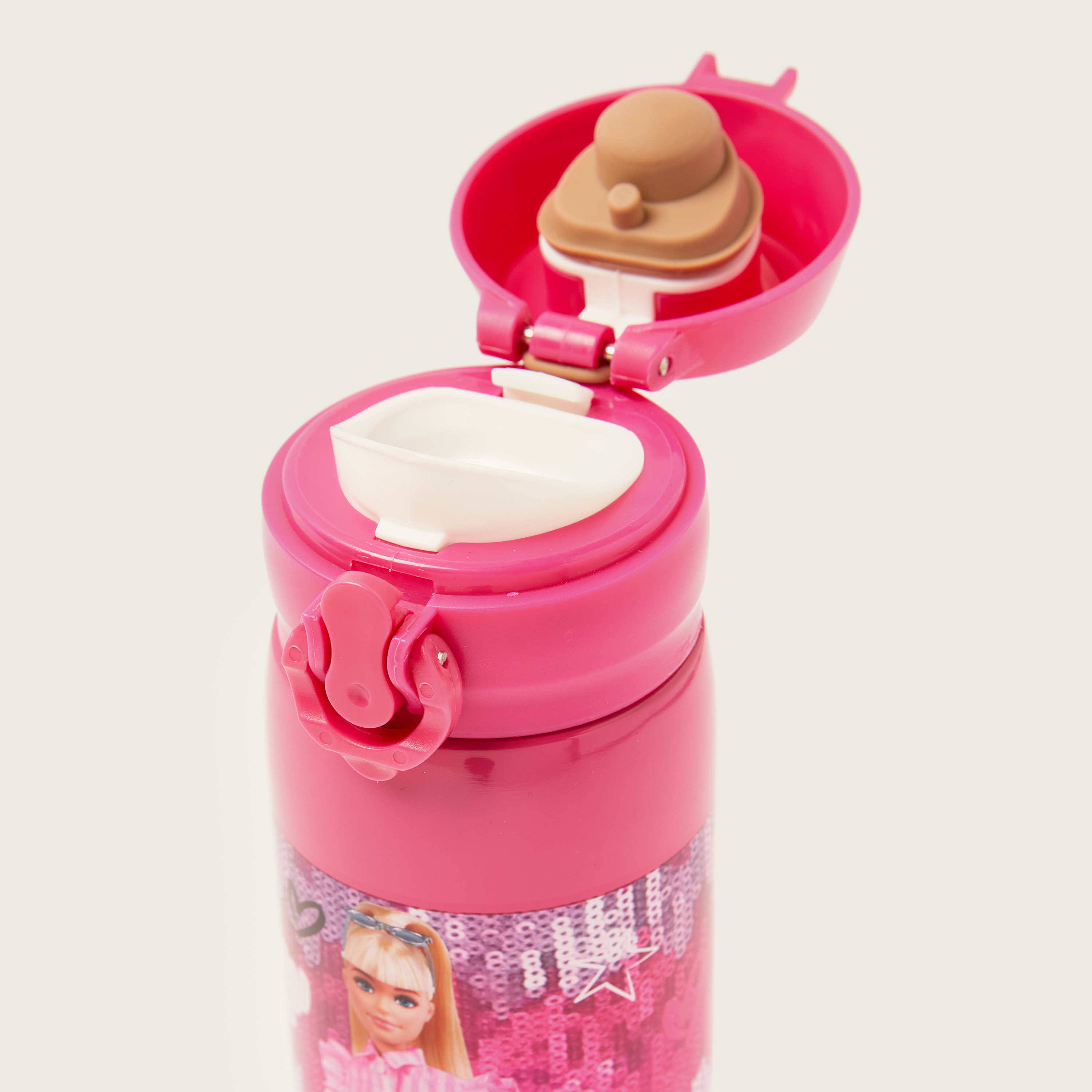 Barbie Print Water Bottle-school-waterbottles-image-3