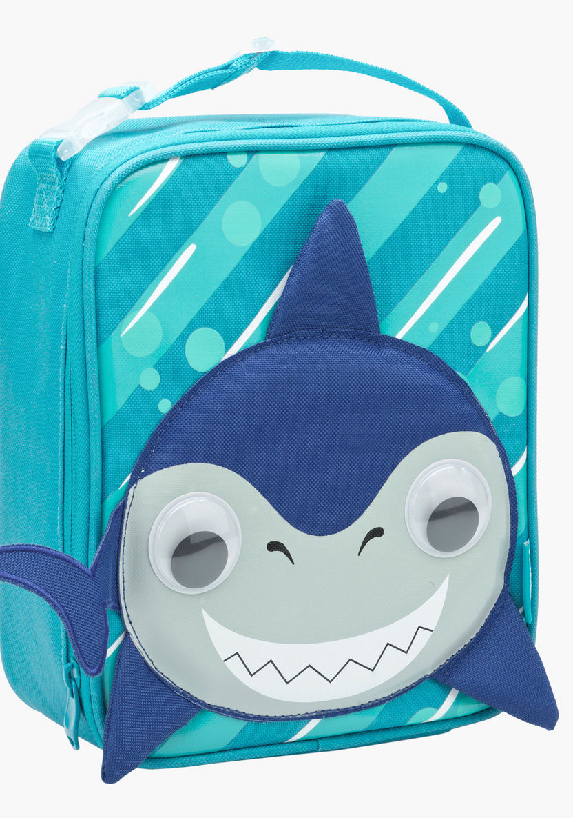 Smash Shark 3D Lunch Bag with Case-Lunch Bags-image-0