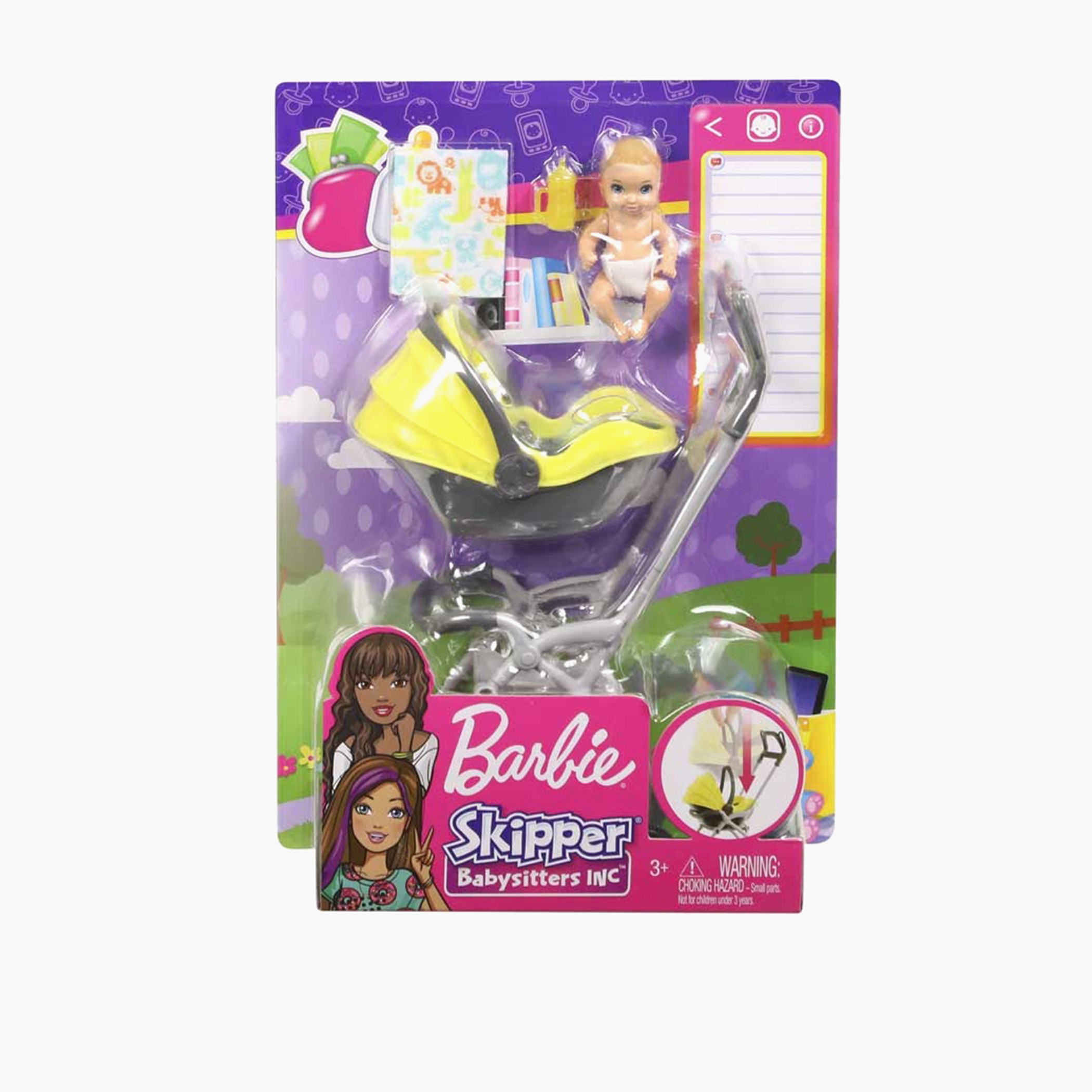 Barbie skipper babysitters playset and dolls online accessories assortment