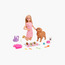 Barbie Doll & Pets Set, Blonde with Mommy Dog, 3 Newborn Puppies with Color-Change & Accessories-toys-dollsandplaysets-dollplaysets-image-1