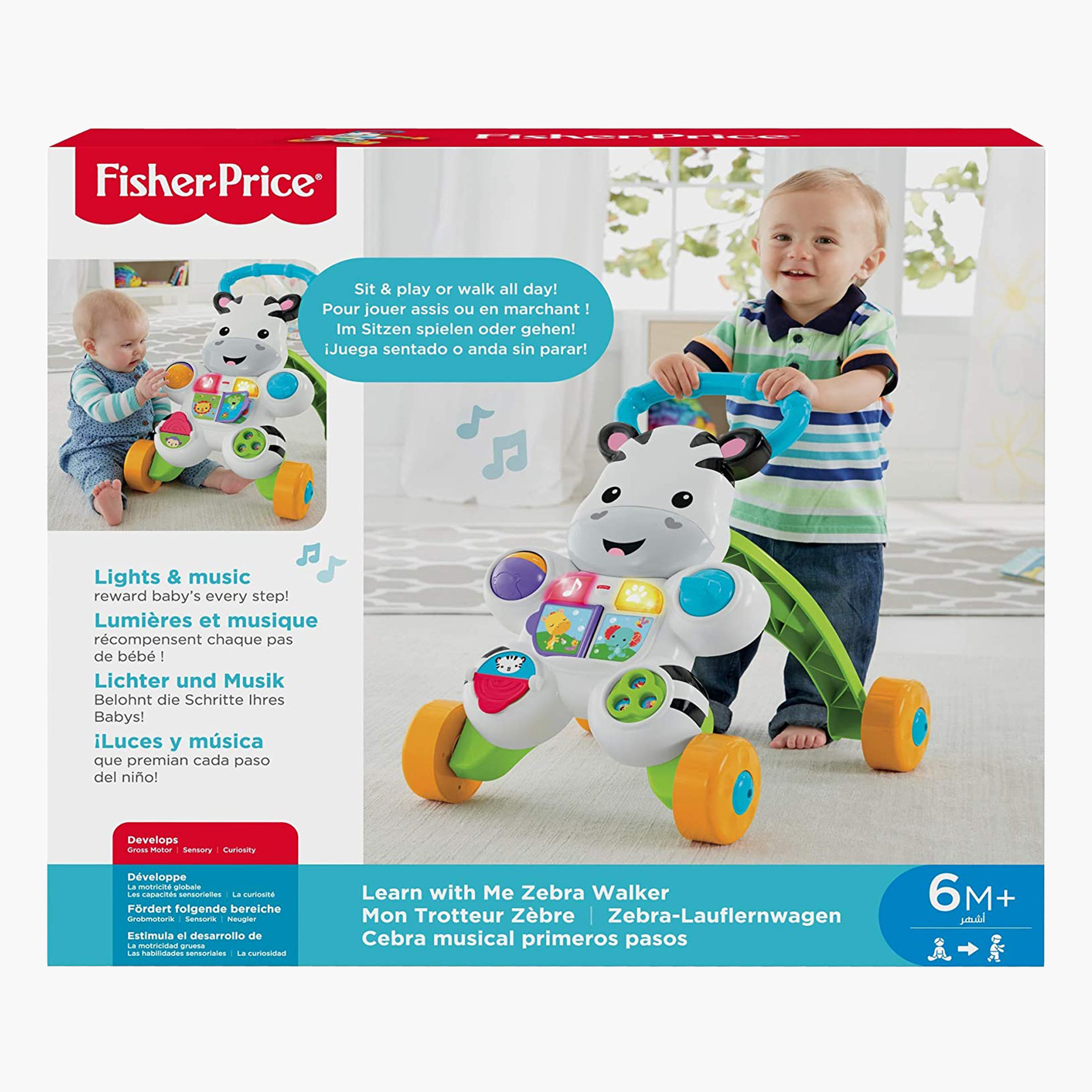Fisher-Price Learn with Me Zebra Walker-baby-infantactivity-walkers-image-7