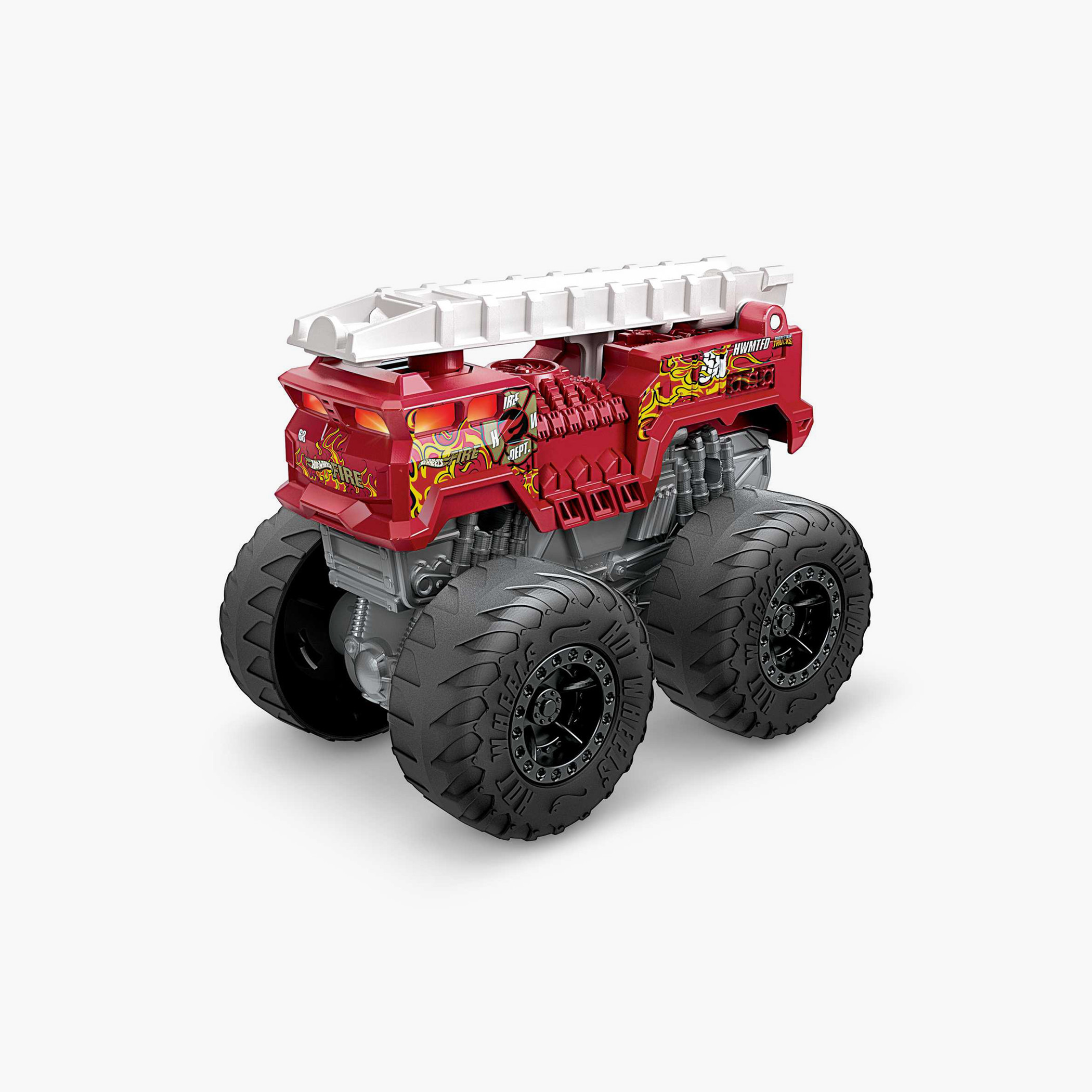 Hot Wheels Monster Trucks Roarin’ Wreckers , 1:43 Scale Truck with Sounds, for Kids 3 Years Old & Up-toys-playvehicles-cars-image-7