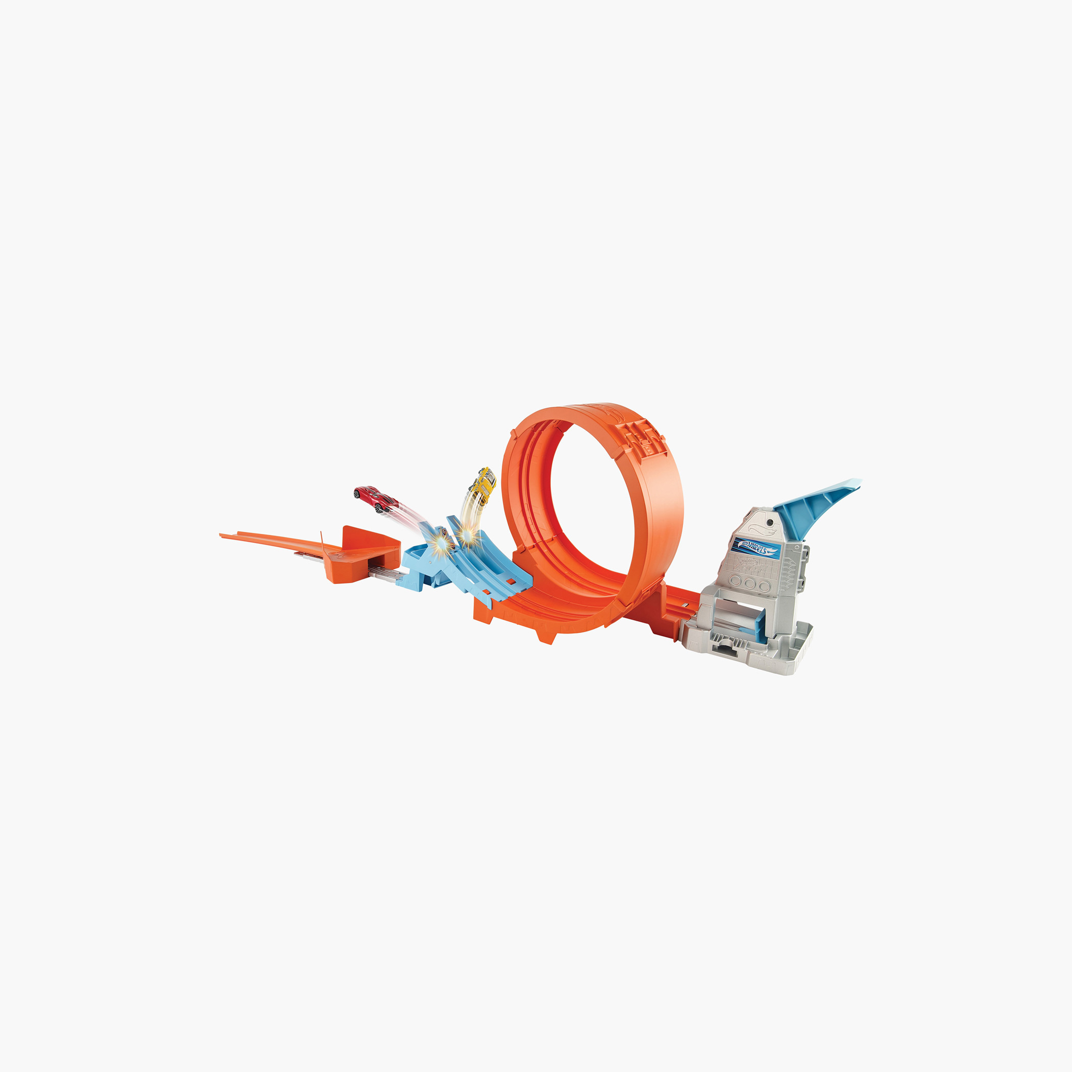 Hot Wheels Loop Stunt Champion Track Set with Dual-Track Loop, Spring Ramp & 1 Hot Wheels Car-toys-playvehicles-vehicleplaysets-image-6