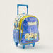 Simba Minions Print Trolley Backpack with Retractable Handle - 14 inches-Trolleys-thumbnail-1