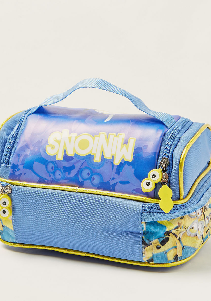 Simba Minions Print Lunch Bag with Zip Closure-Lunch Bags-image-3
