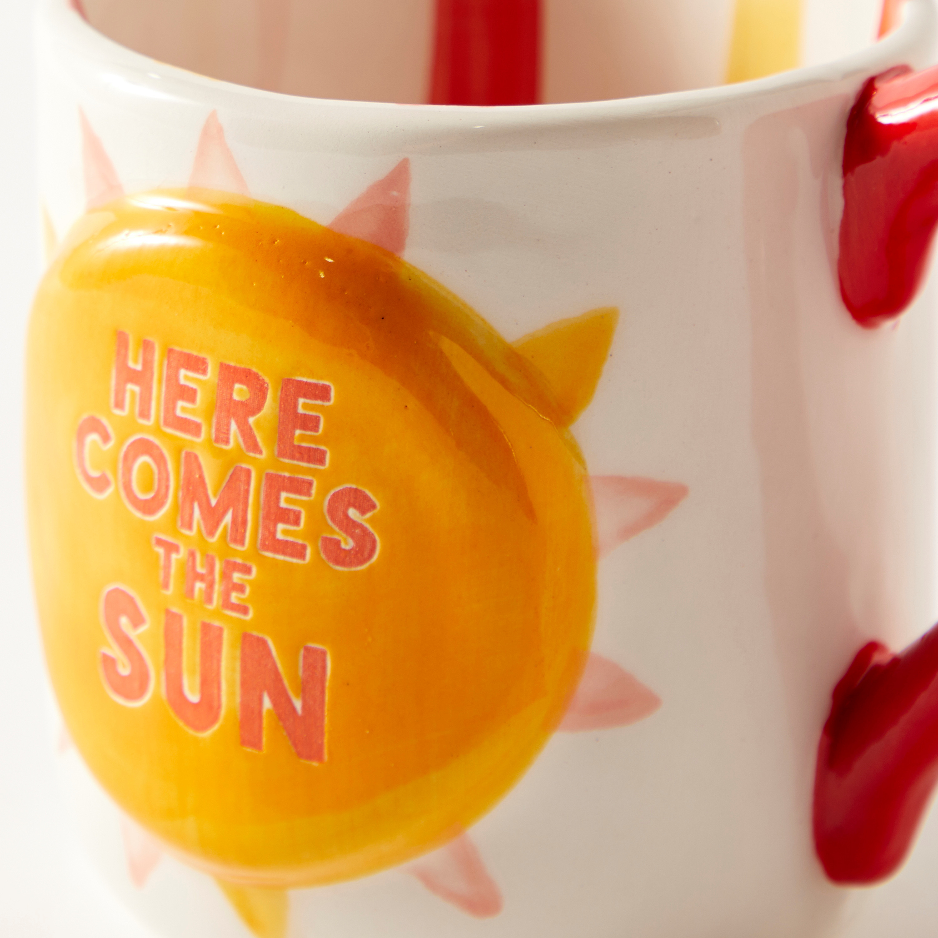 Boston Warehouse Sun Embossed Earthware Mug - 470 ml-household-dining-teaandcoffee-mugsandcups-image-2