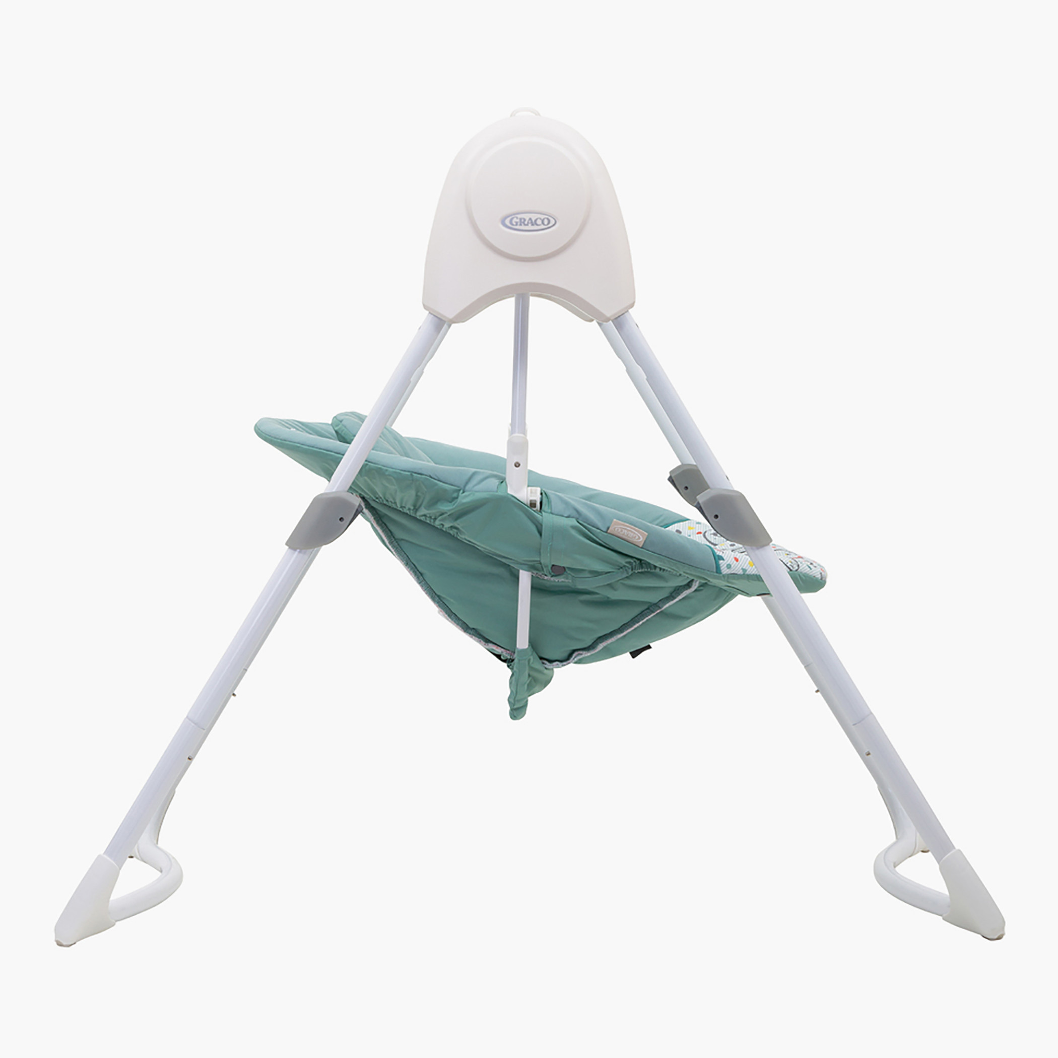 Graco Slim Spaces Bunny and Bear Print Swing-baby-infantactivity-swings-image-2
