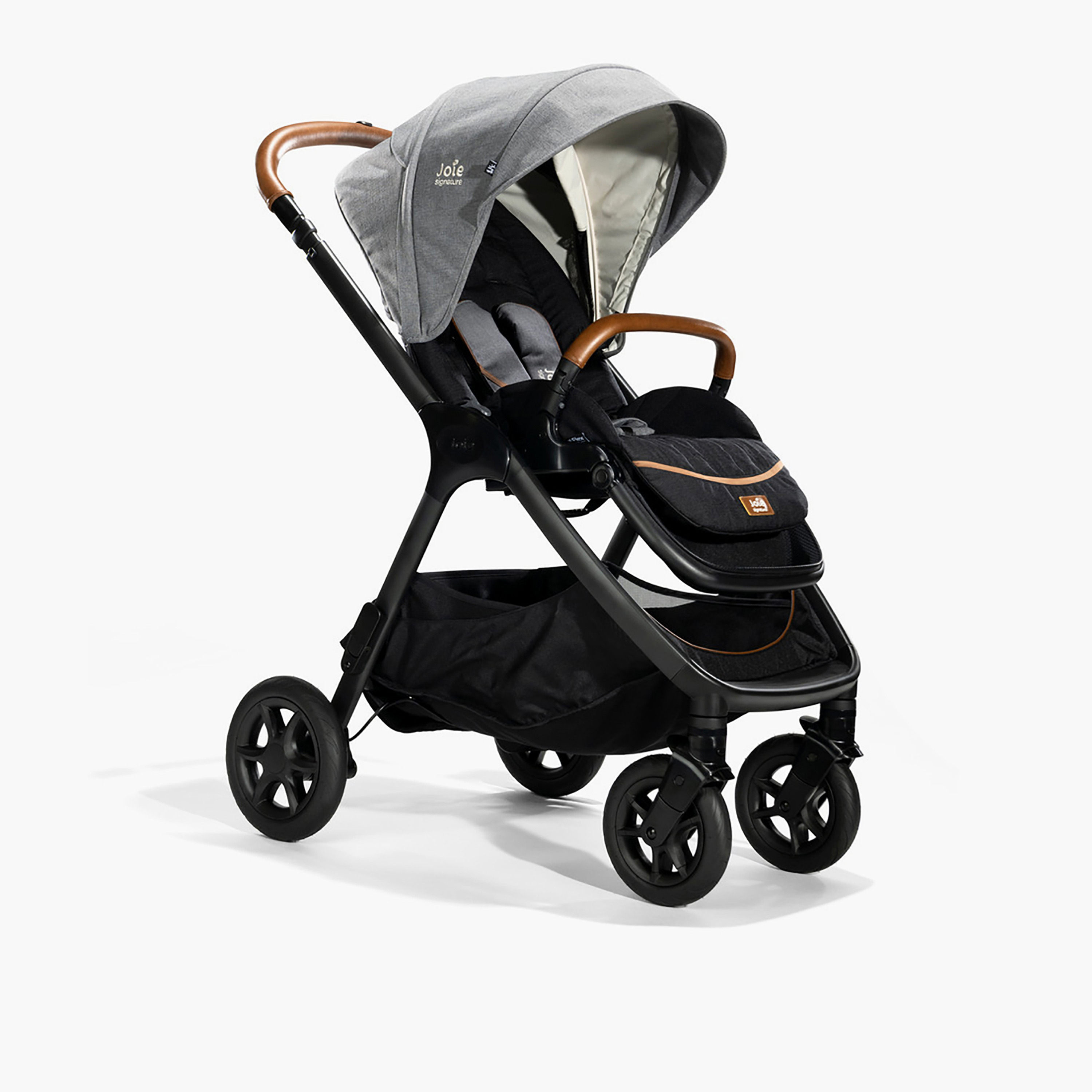 Joie Finiti Stroller with Canopy - Carbon-baby-gear-strollersandprams-strollers-image-3