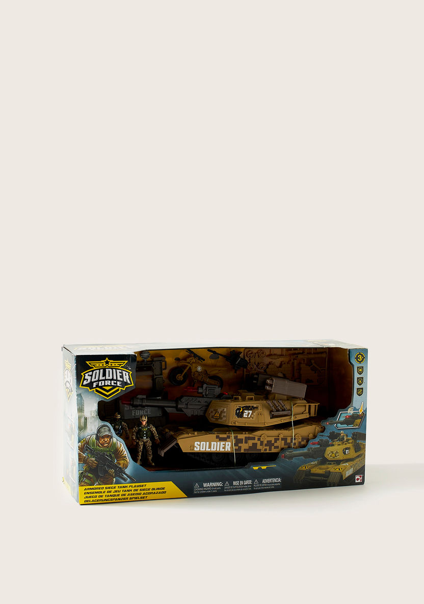 Soldier Force Armored Siege Tank Playset-Action Figures and Playsets-image-0