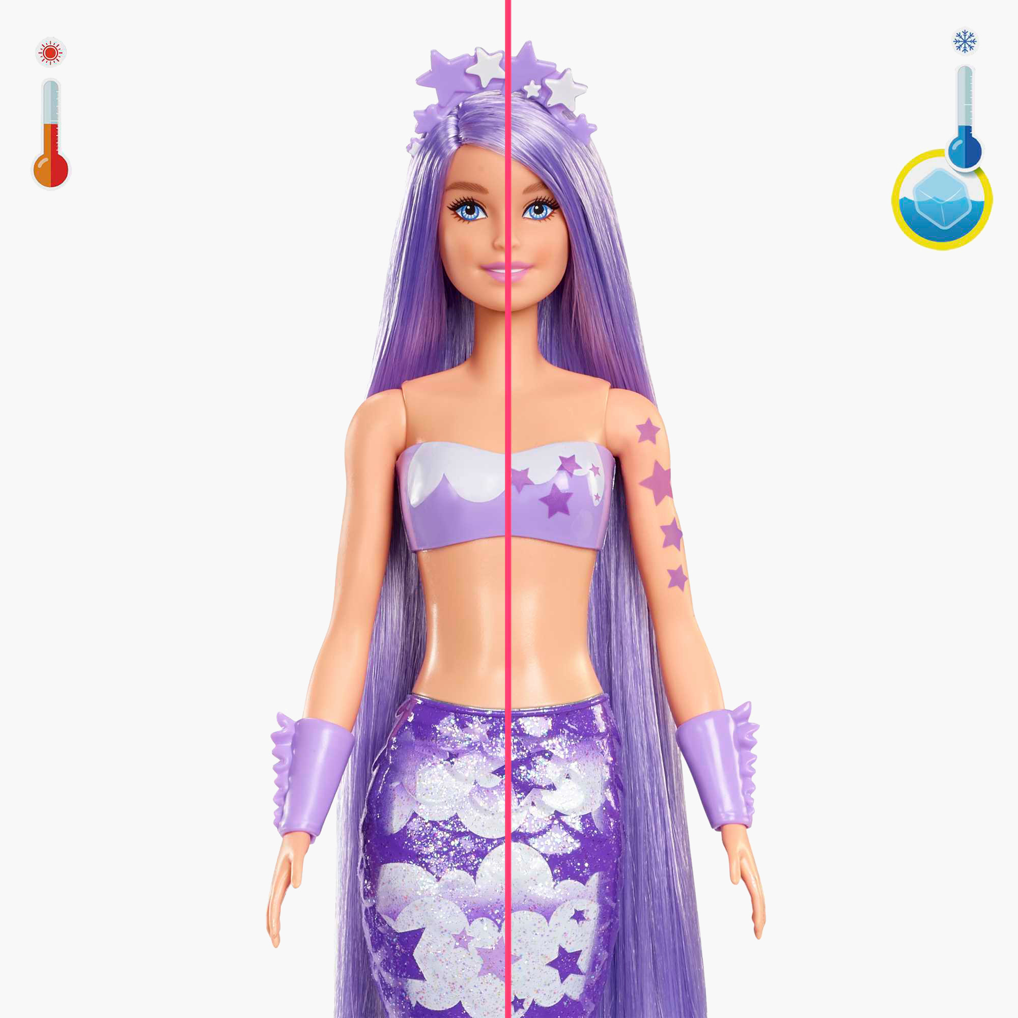 Barbie color reveal online mermaid doll