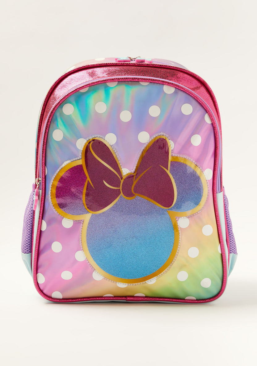 Simba Minnie Mouse Print Backpack - 16 inches-Backpacks-image-0