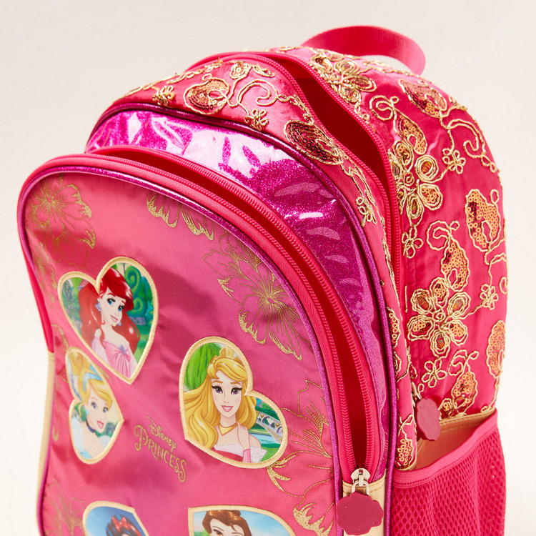 Simba Disney Princess Print 16-inch Backpack with Sequin Detail