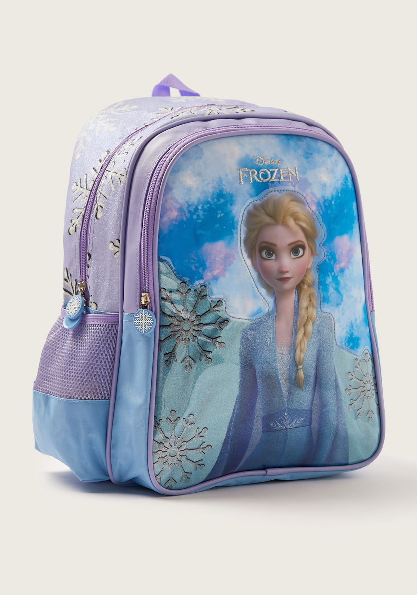 Simba Frozen Print Backpack with Adjustable Shoulder Straps - 16 inches-Backpacks-image-1