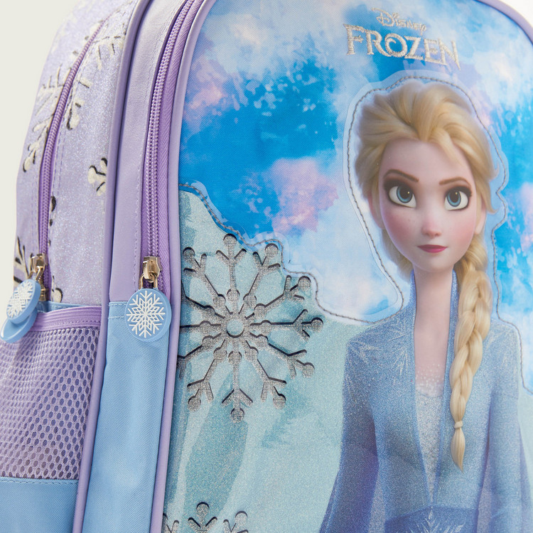 Simba Frozen Print Backpack with Adjustable Shoulder Straps - 16 inches