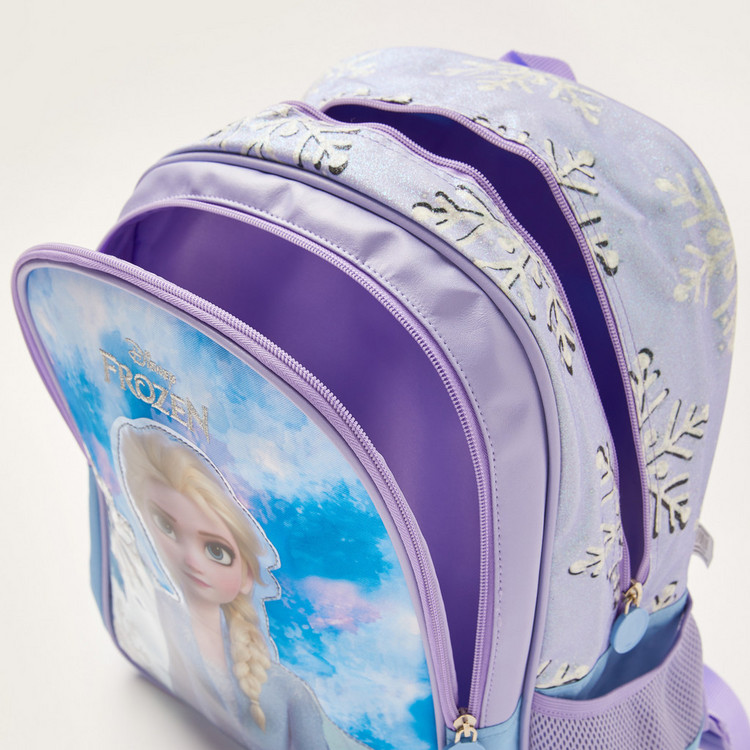 Simba Frozen Print Backpack with Adjustable Shoulder Straps - 16 inches